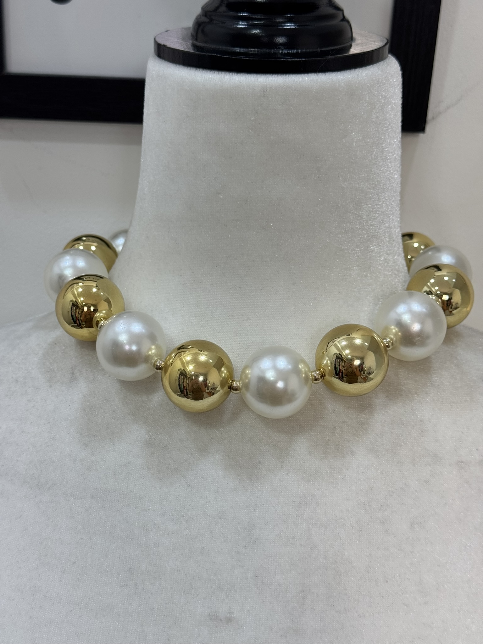 Collar perlas combinado