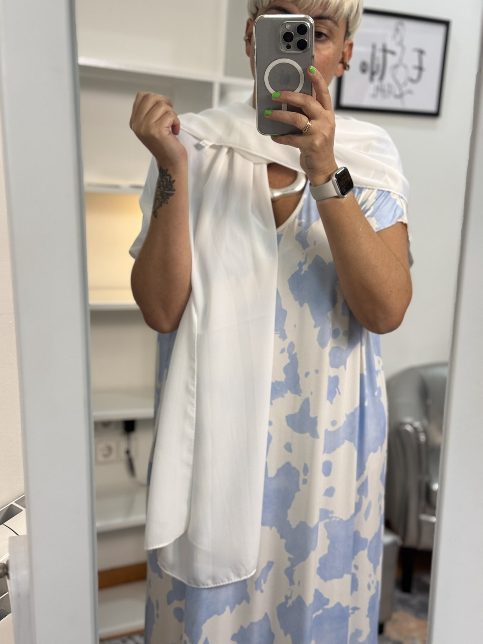 Maxi pañuelo efecto seda