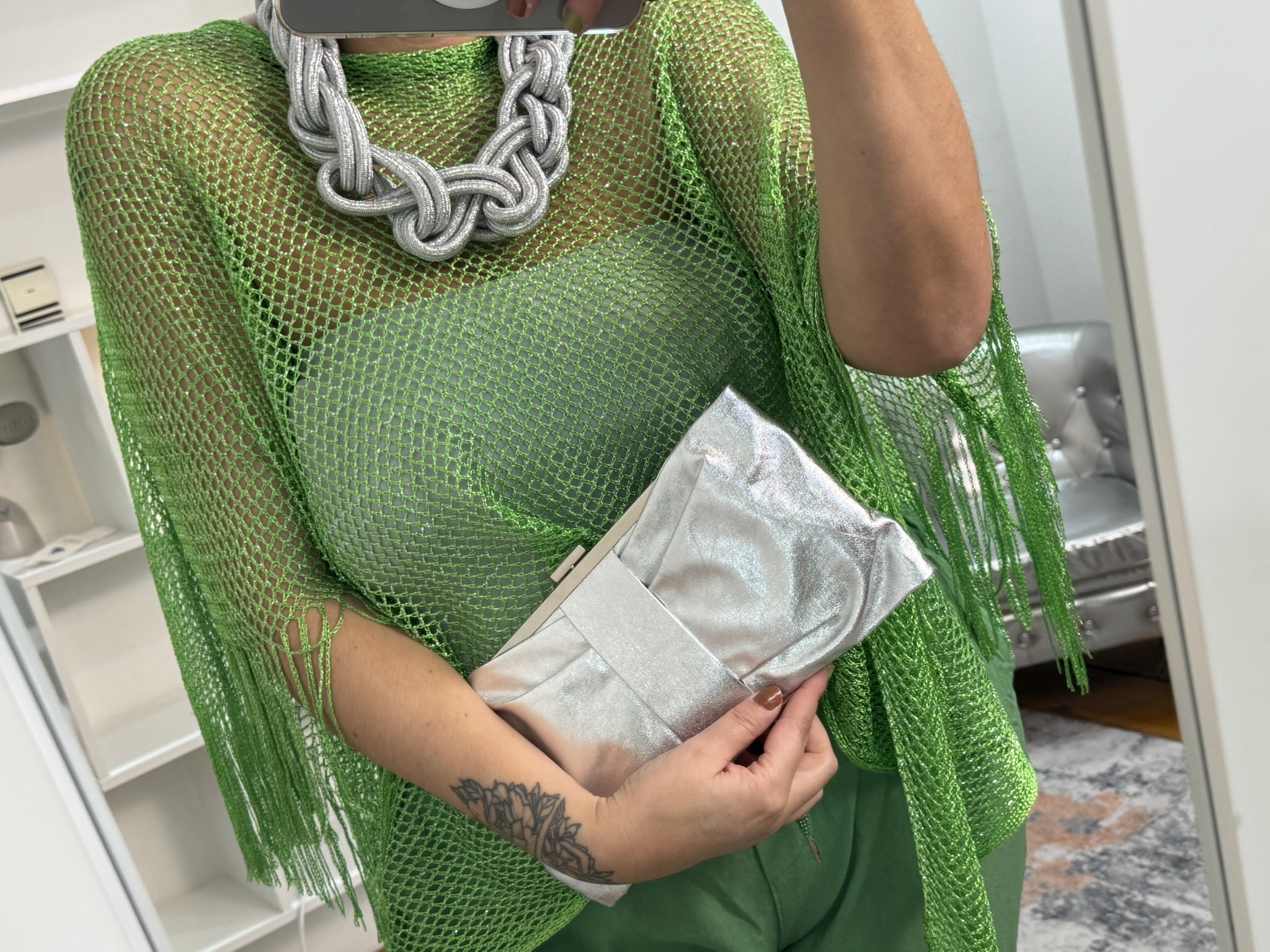 Bolso metalizado