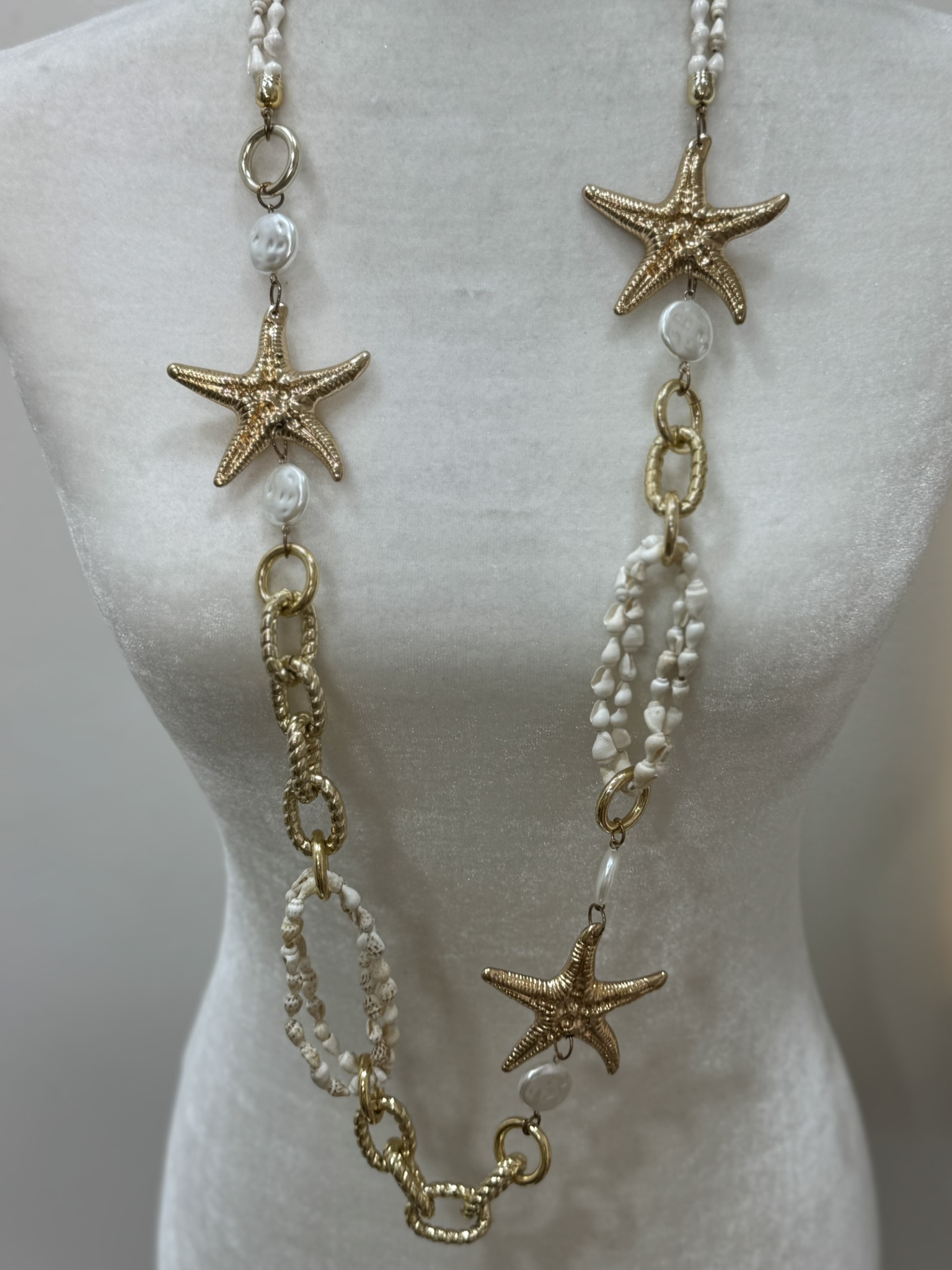 Collar largo estrella