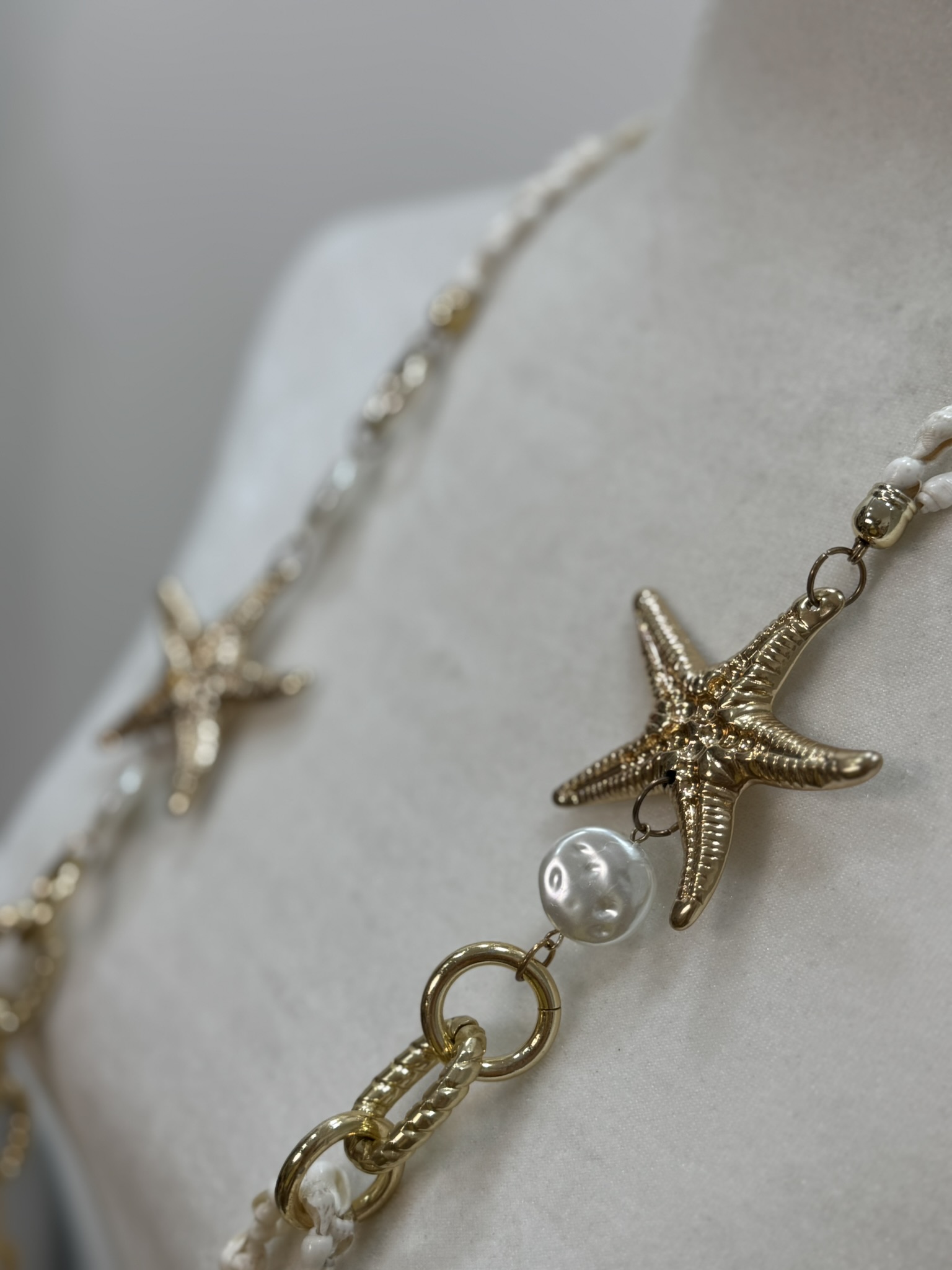 Collar largo estrella