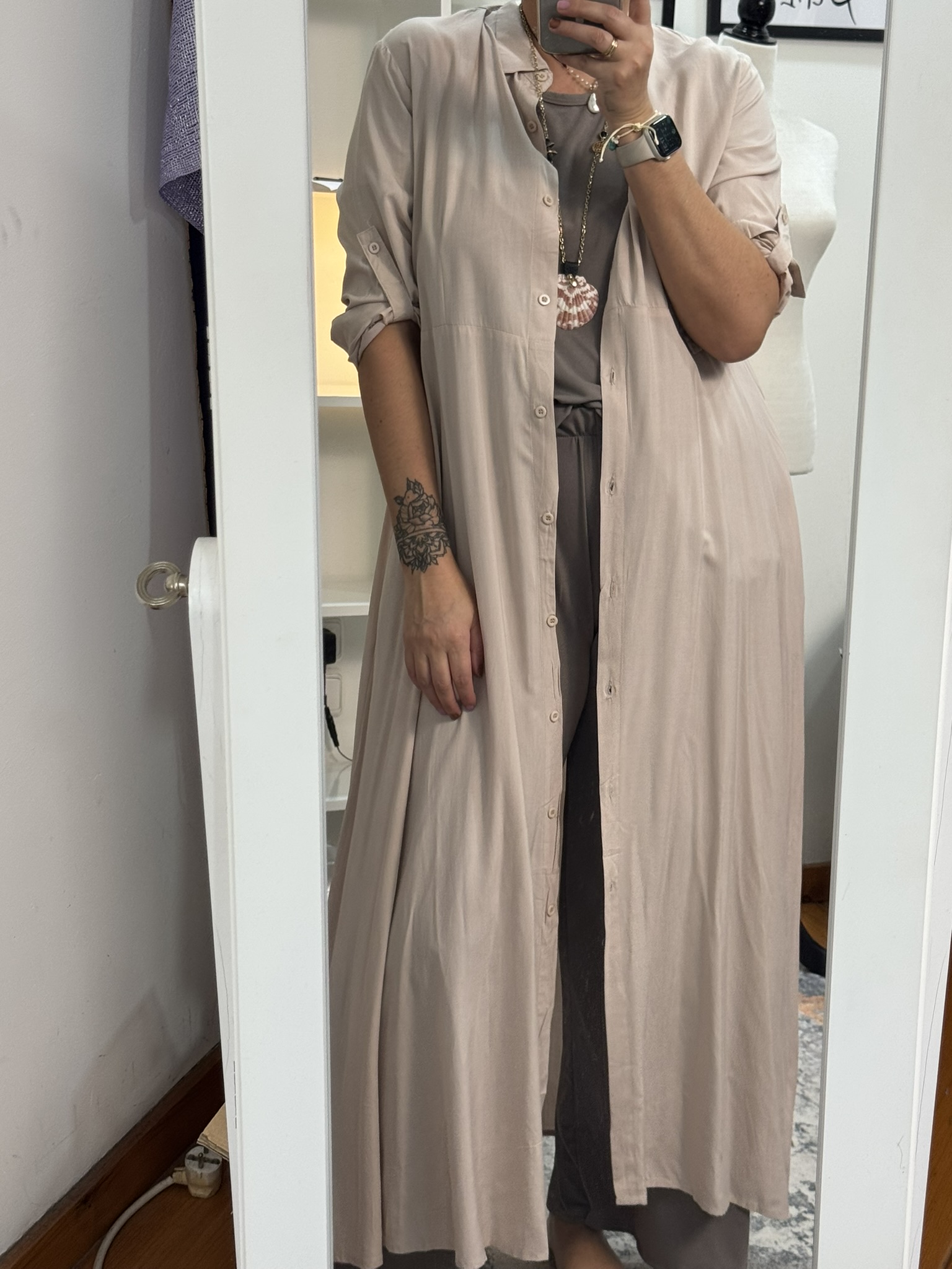 Vestido camisero