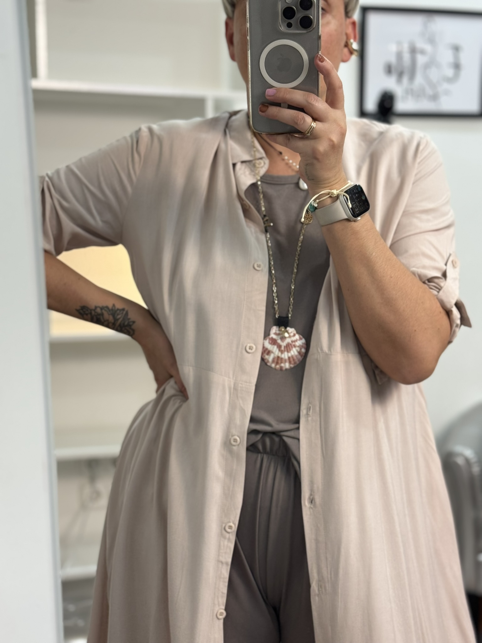 Vestido camisero