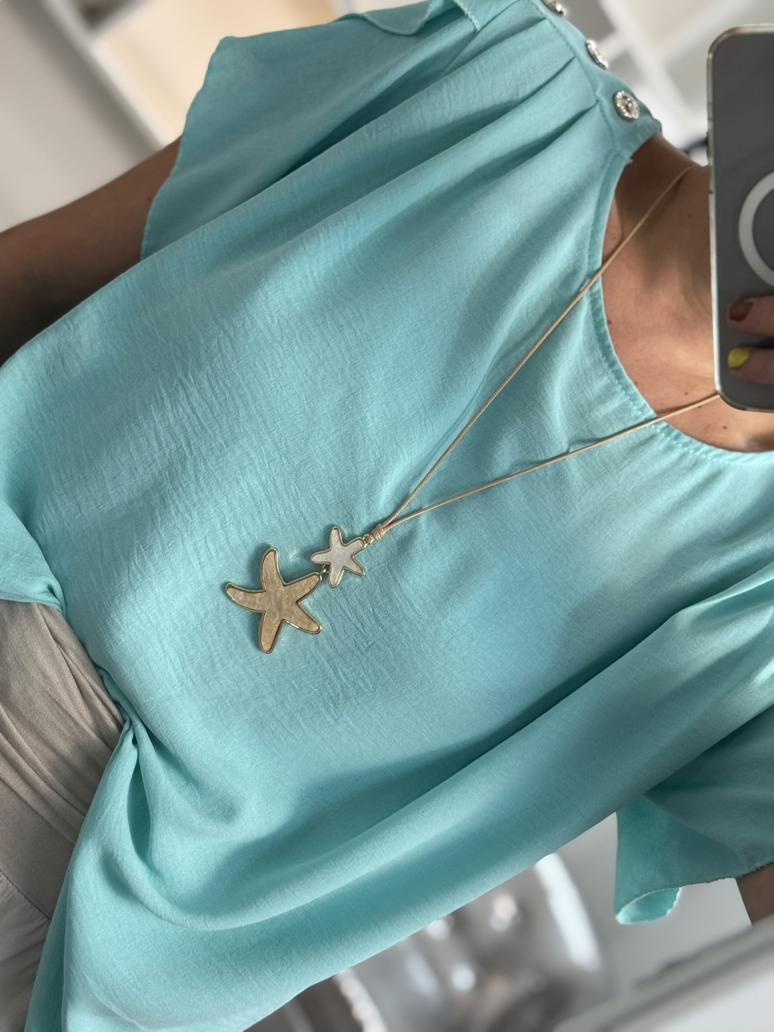 Collar estrella doble