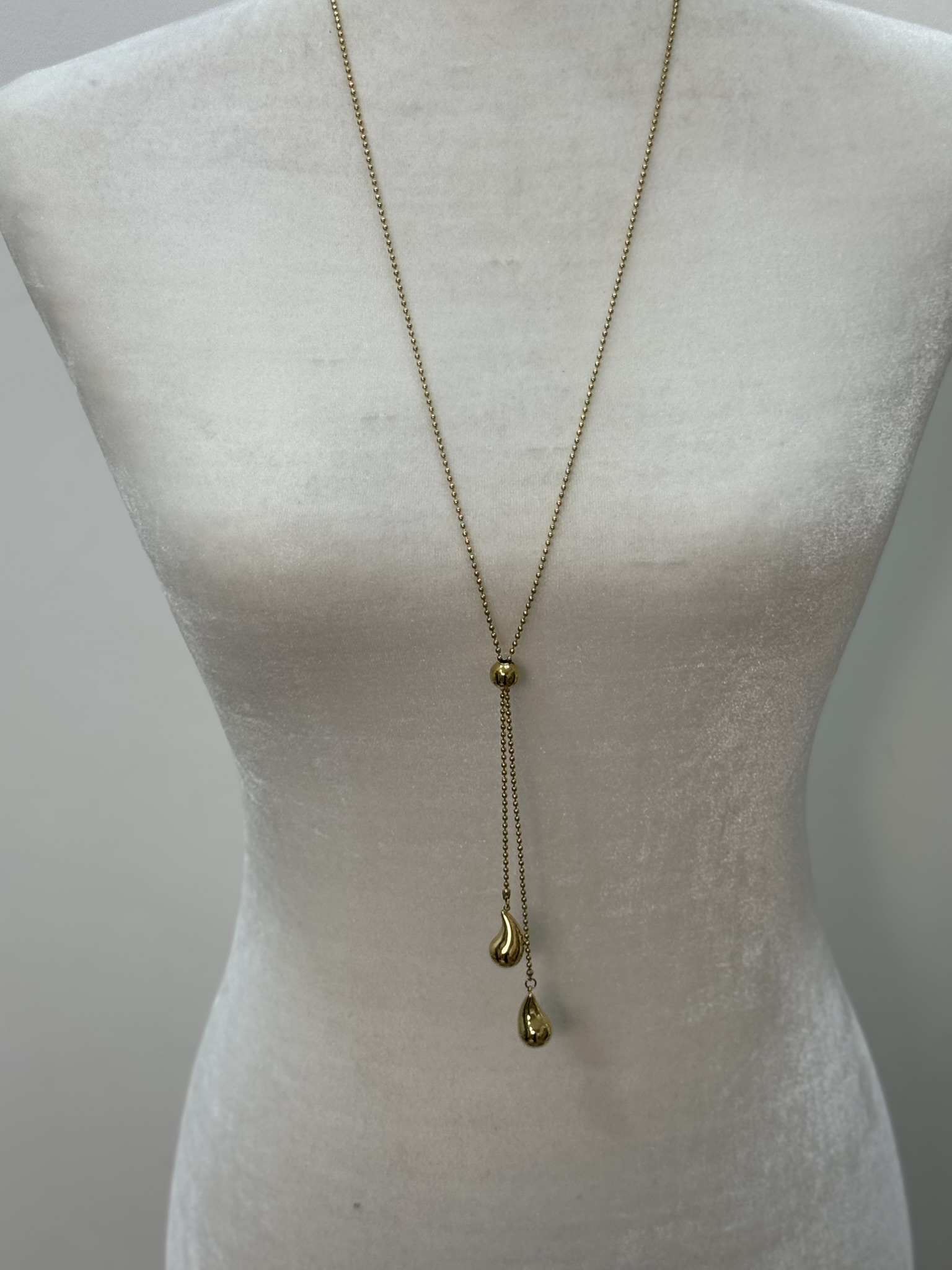 Collar gotas metal