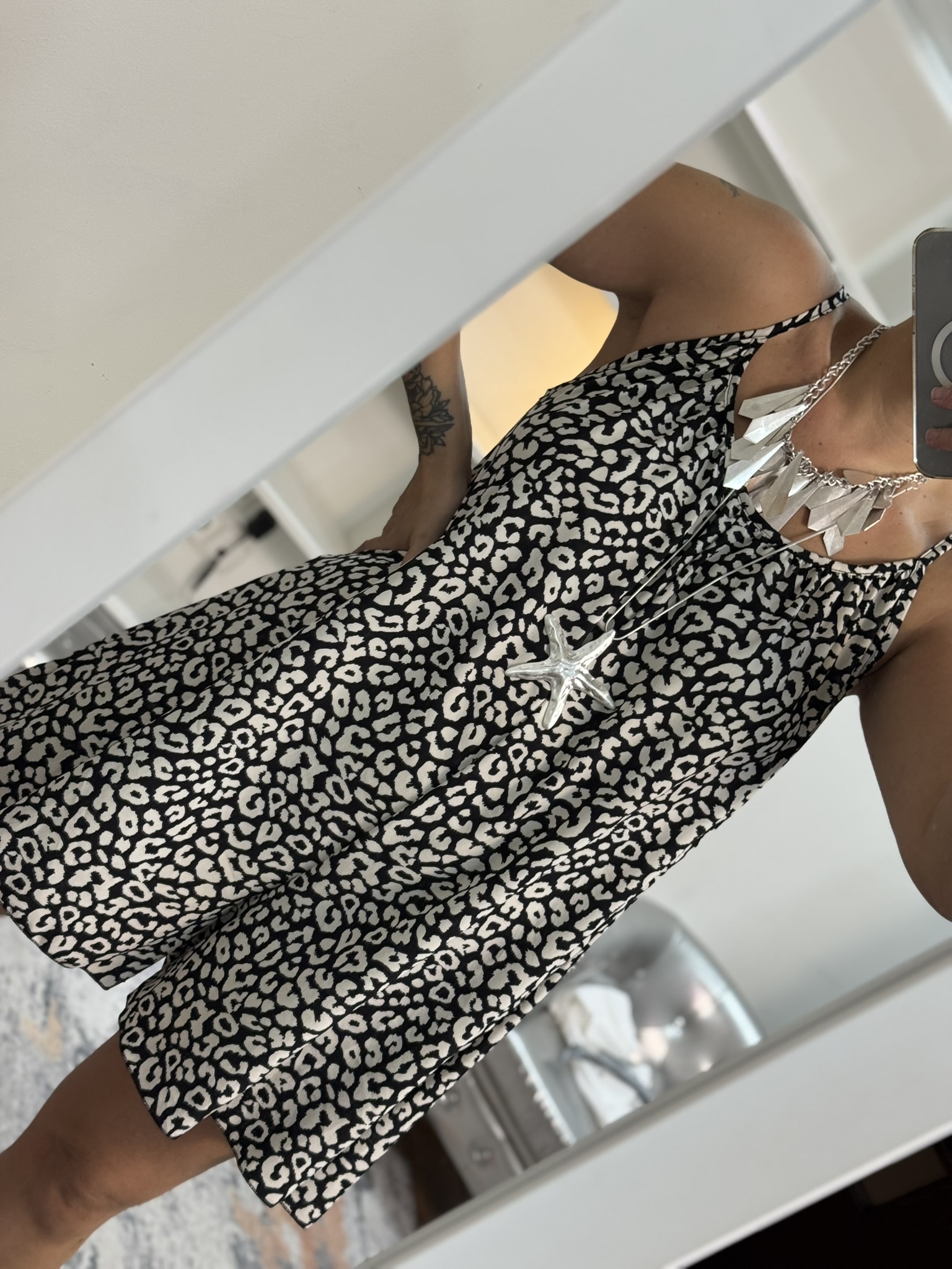 Mono efecto falda pantalón Animal print