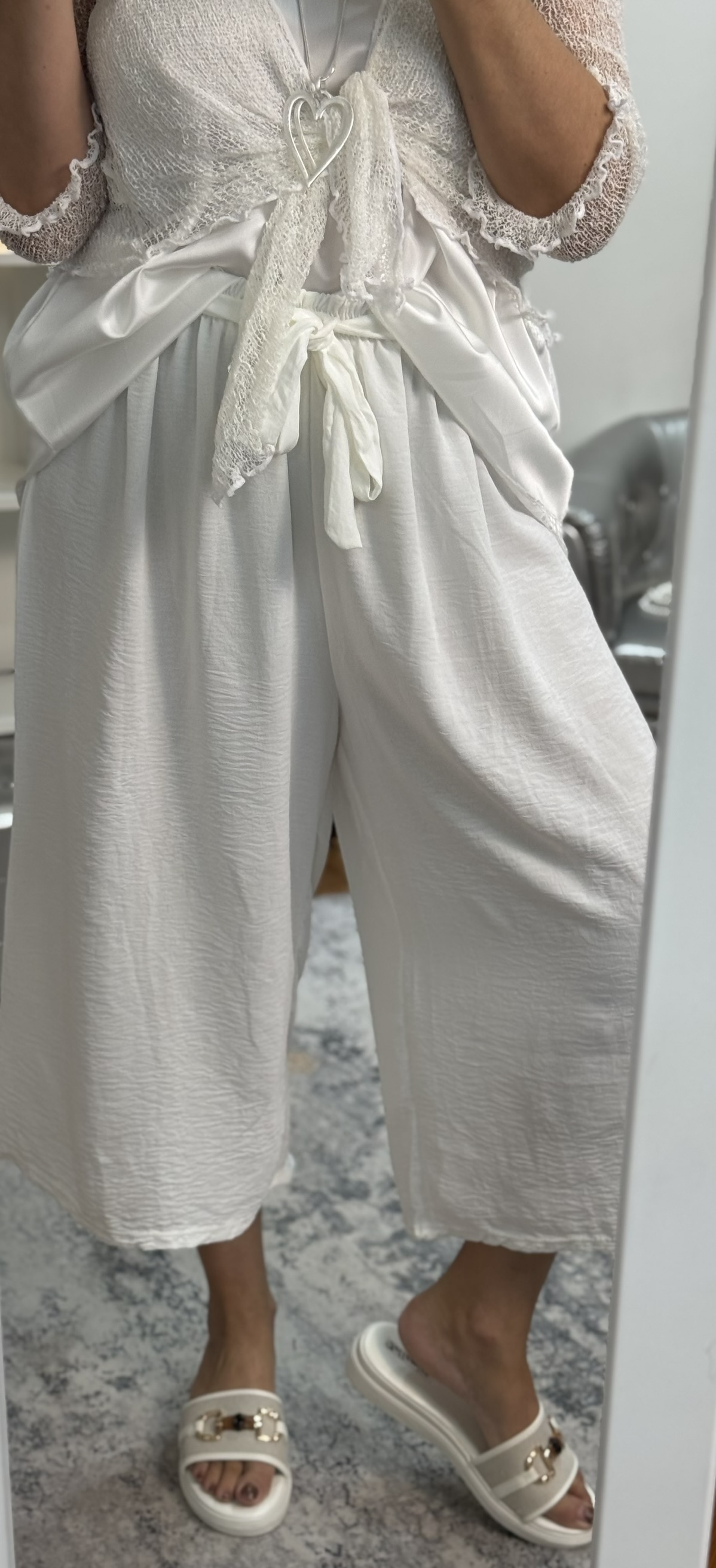 Pantalón culotte fluido