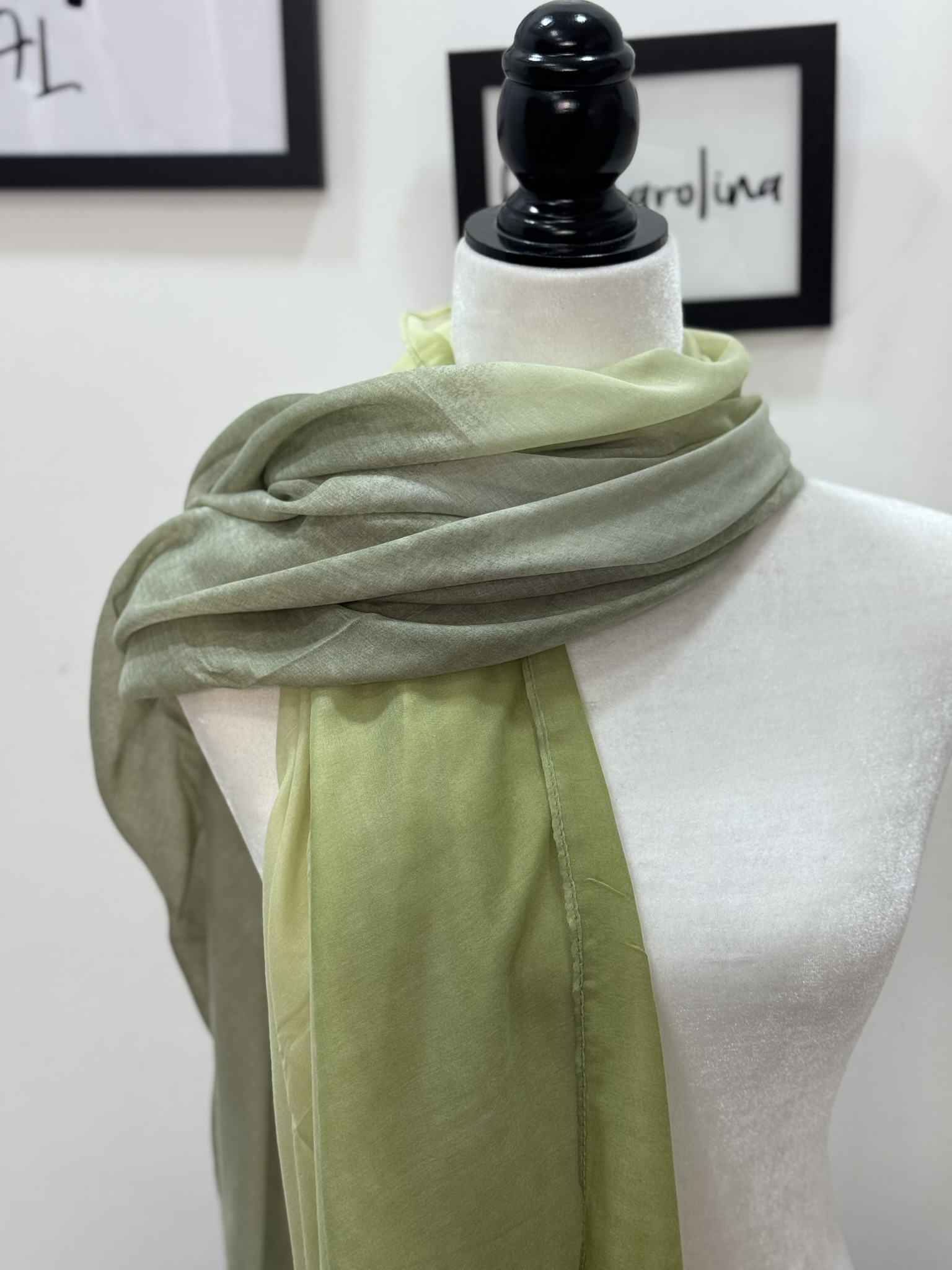 Pañuelo degrade (verdes)