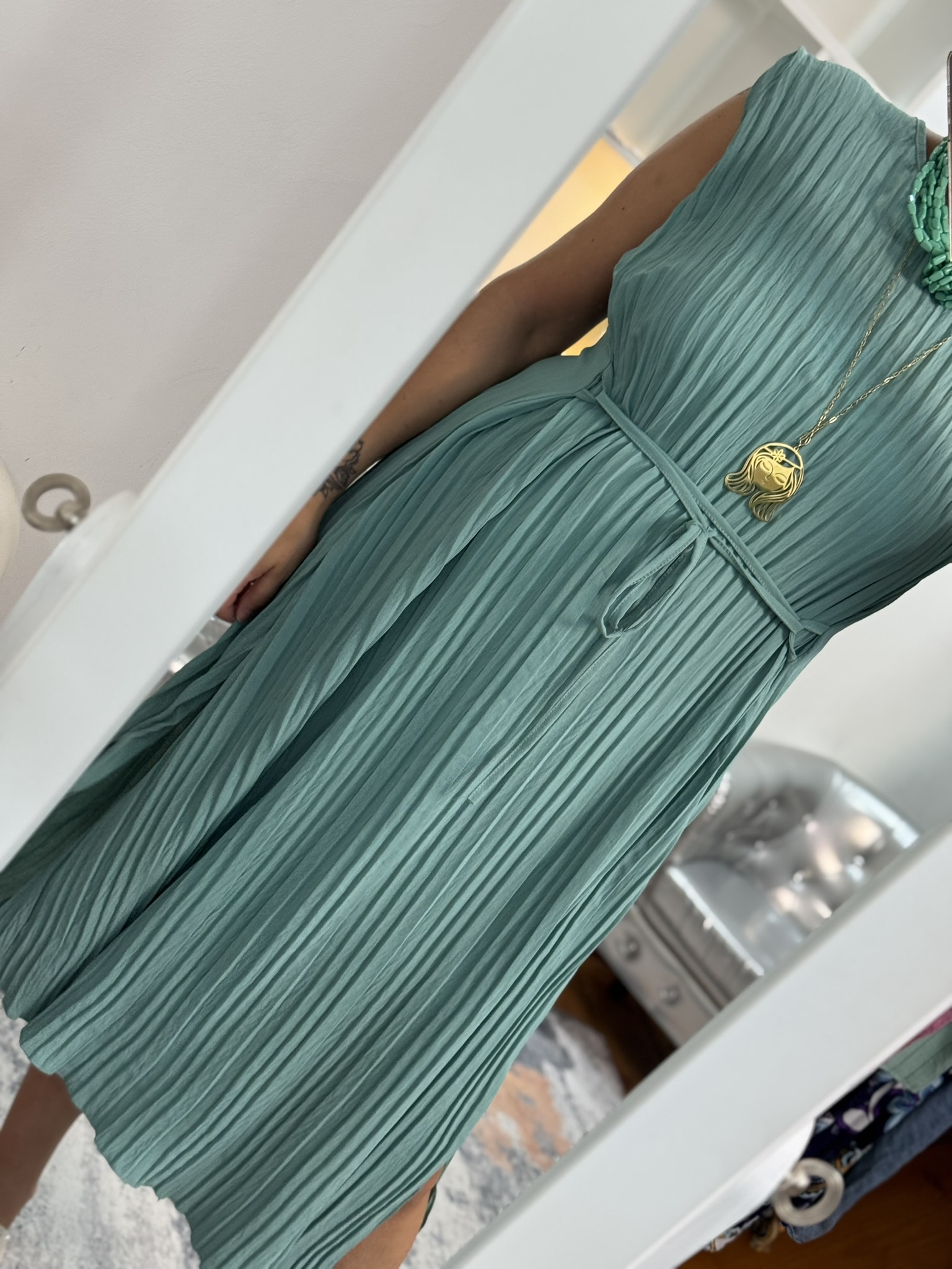 Vestido plisado