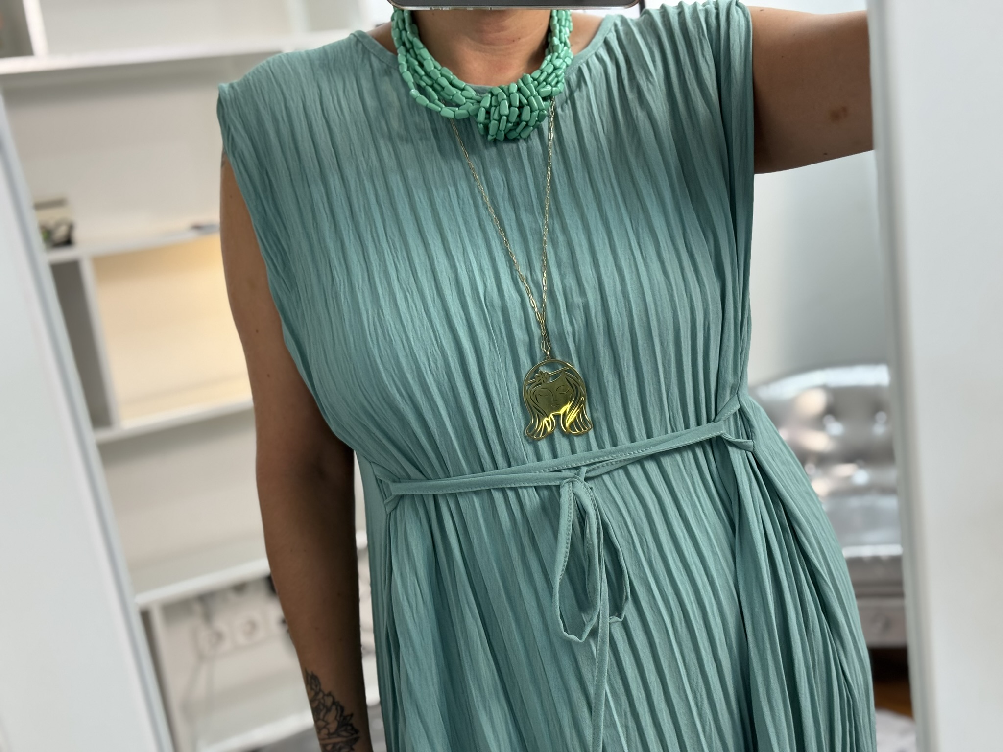 Vestido plisado