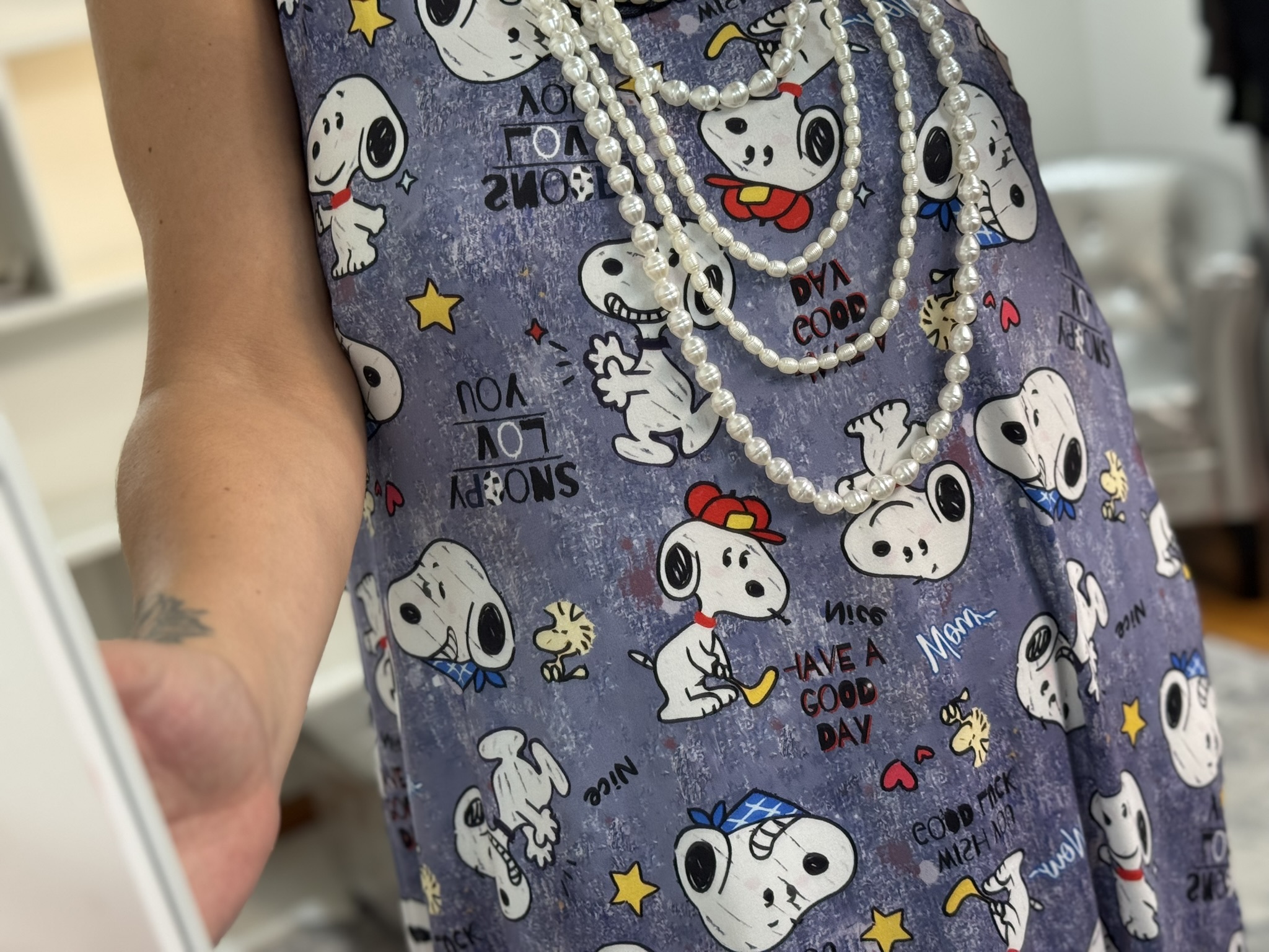 Vestido lencero tela fría