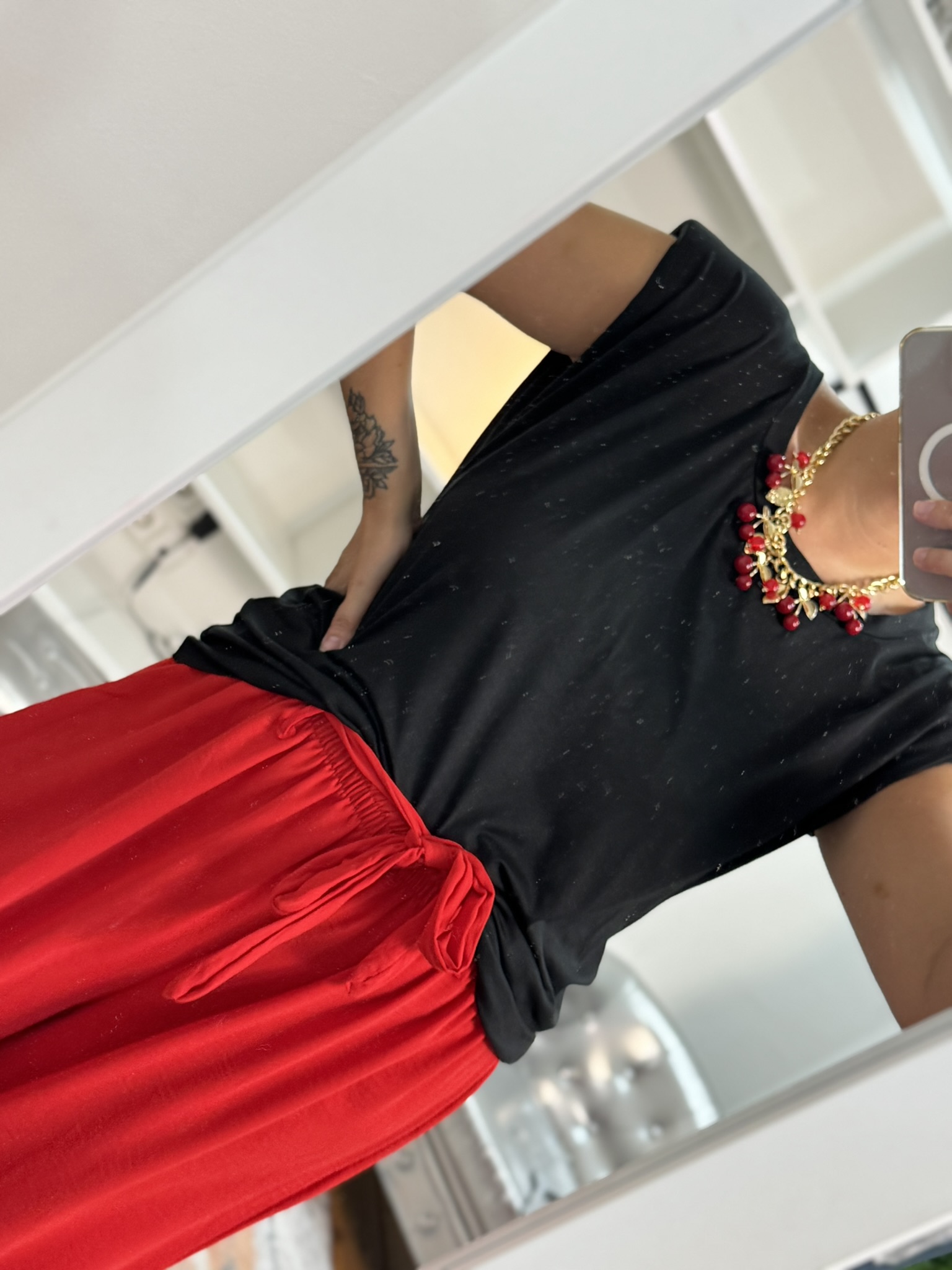 Pantalón culotte fluido