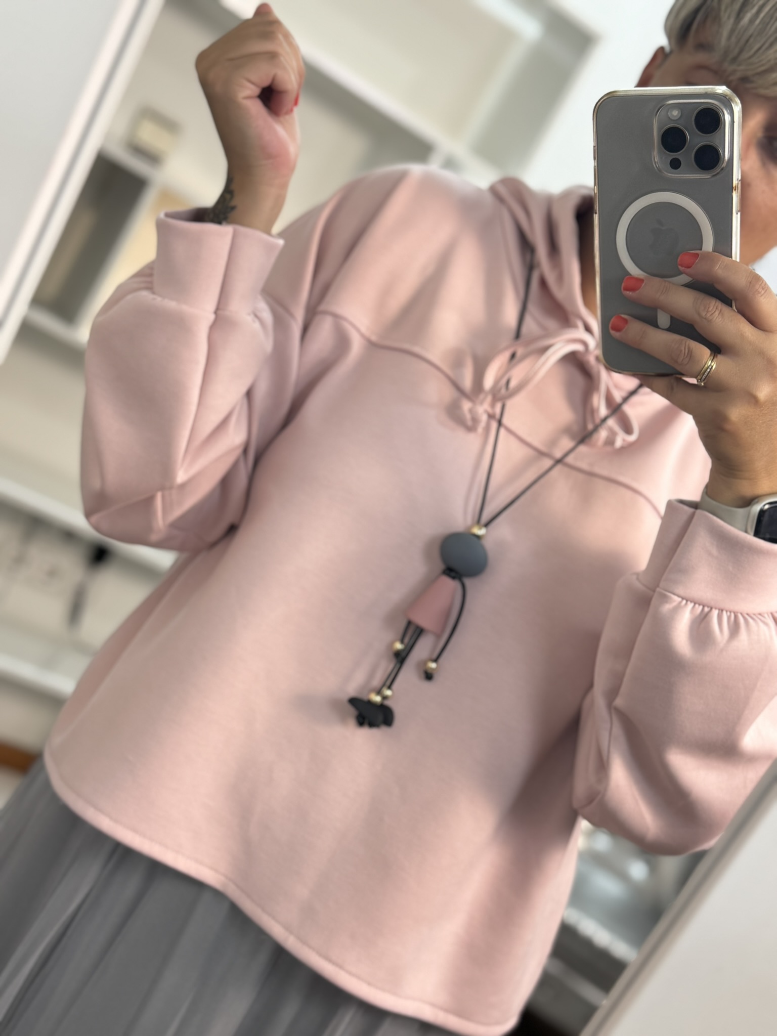 Collar muñeca madera 