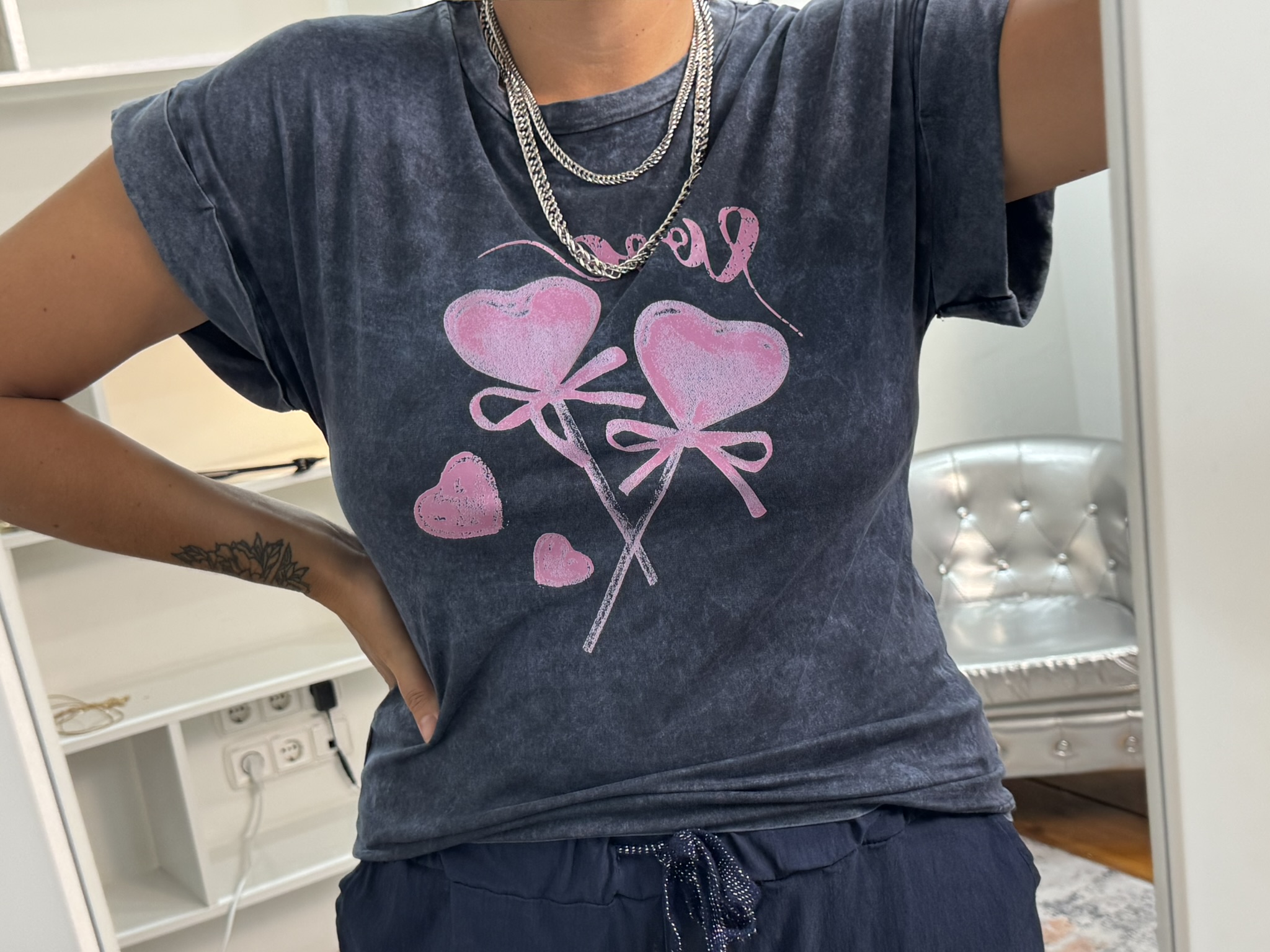Camiseta love piruletas