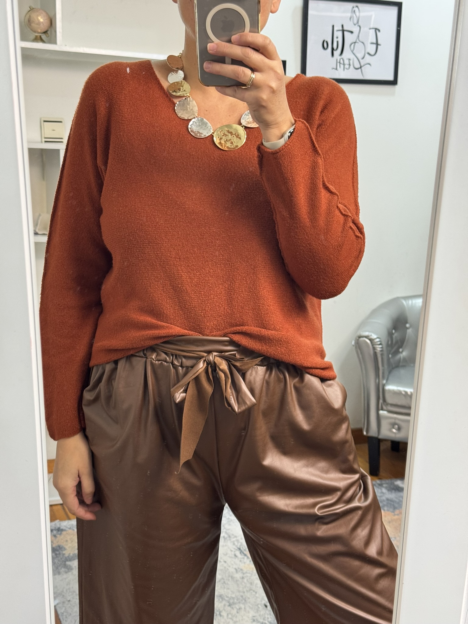 Jersey nervio cuello pico