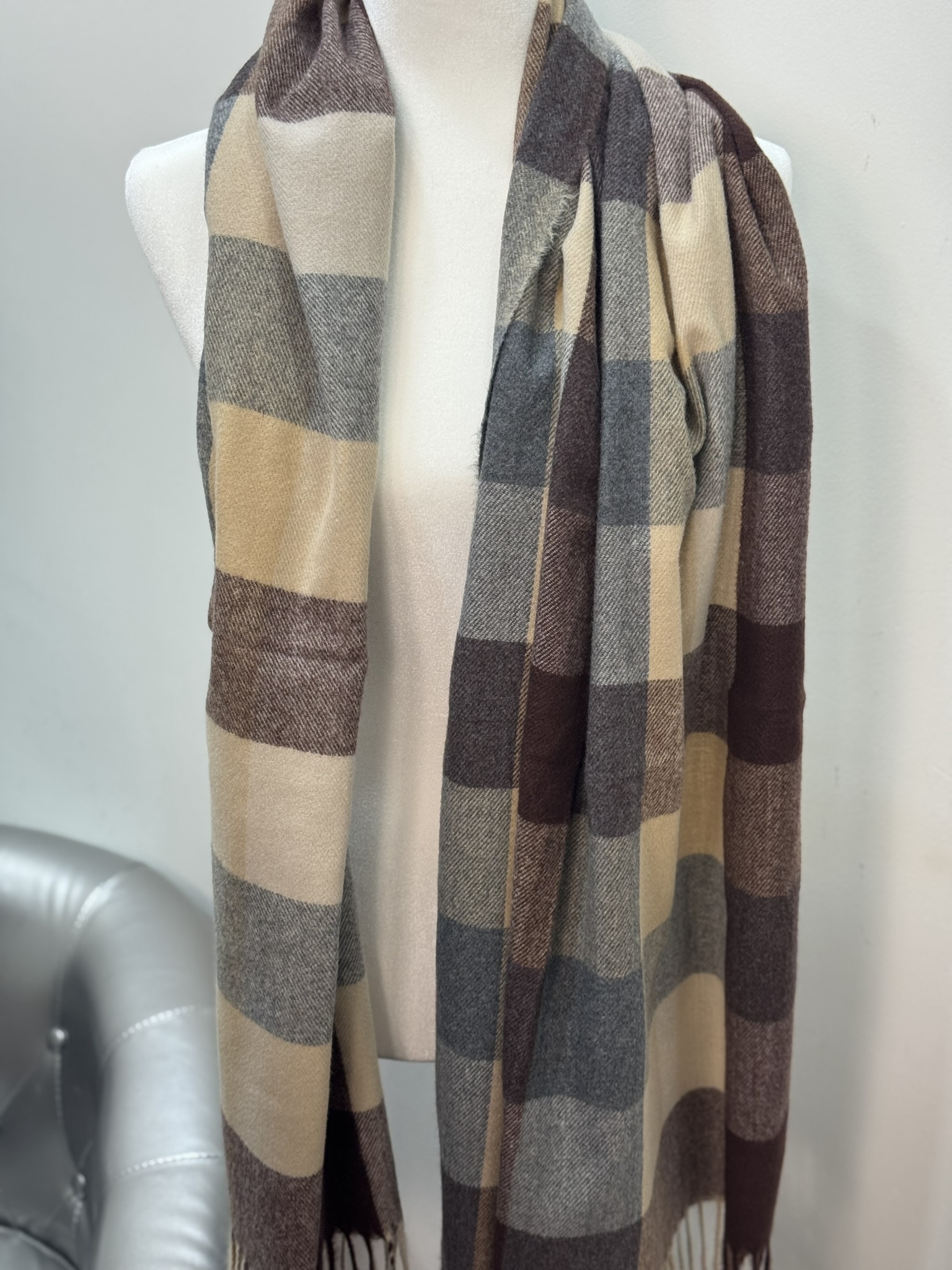 Bufanda soft cuadros 