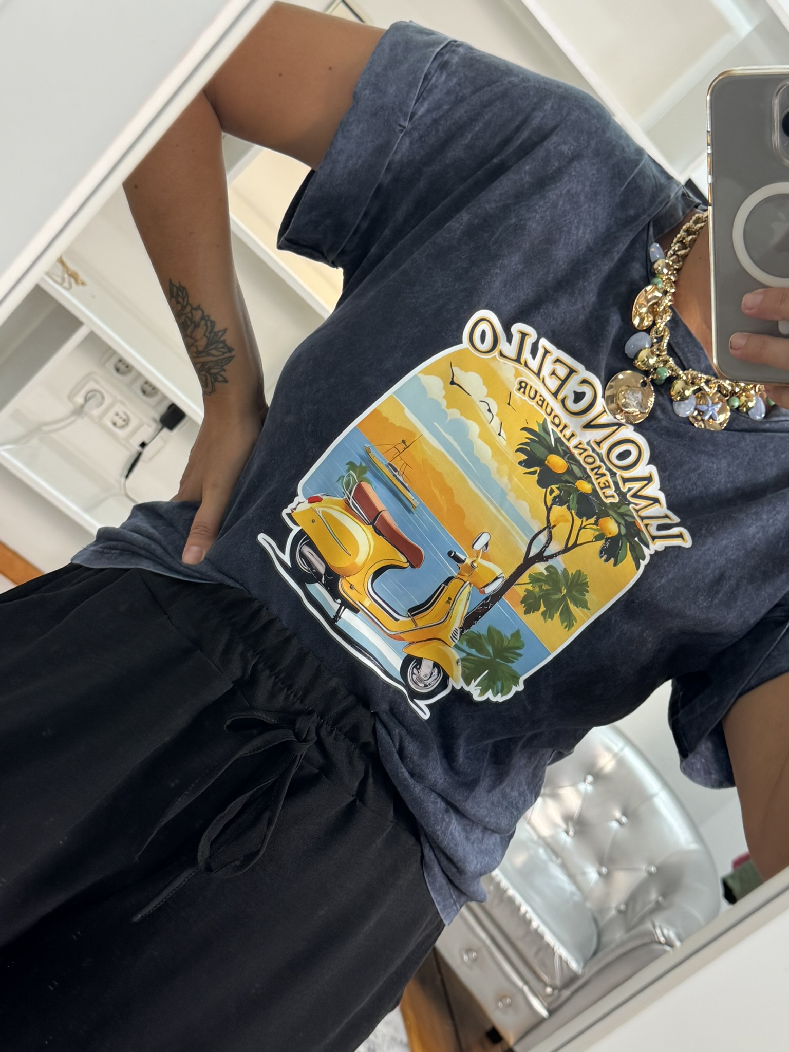 Camiseta algodón limoncello
