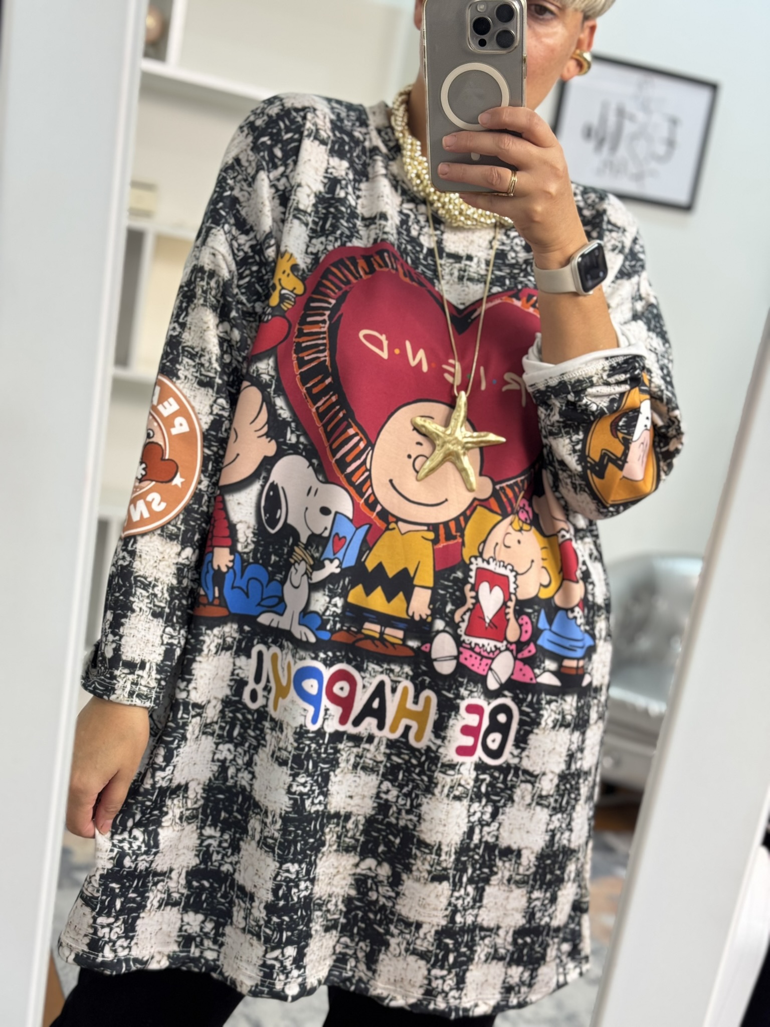 Vestido-sudadera friend Snoopy
