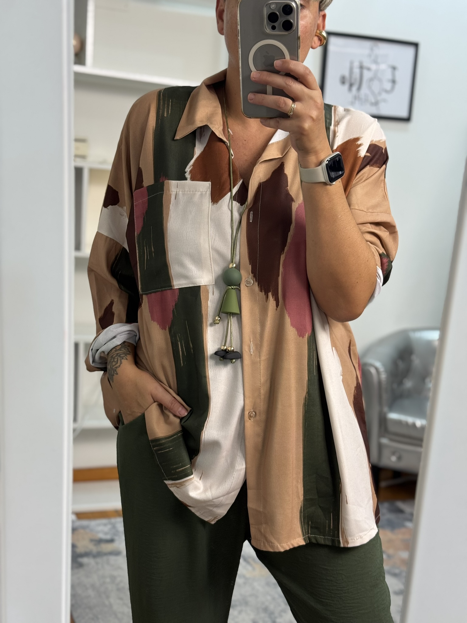 Camisa estampada 