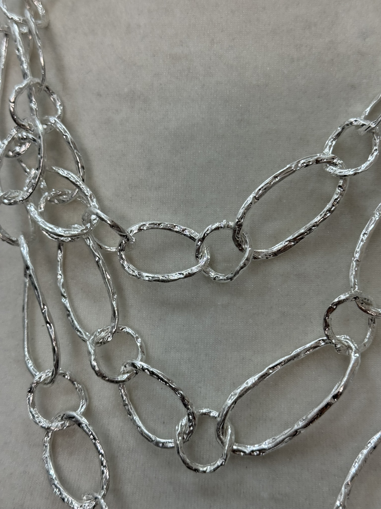 Collar triple eslabones