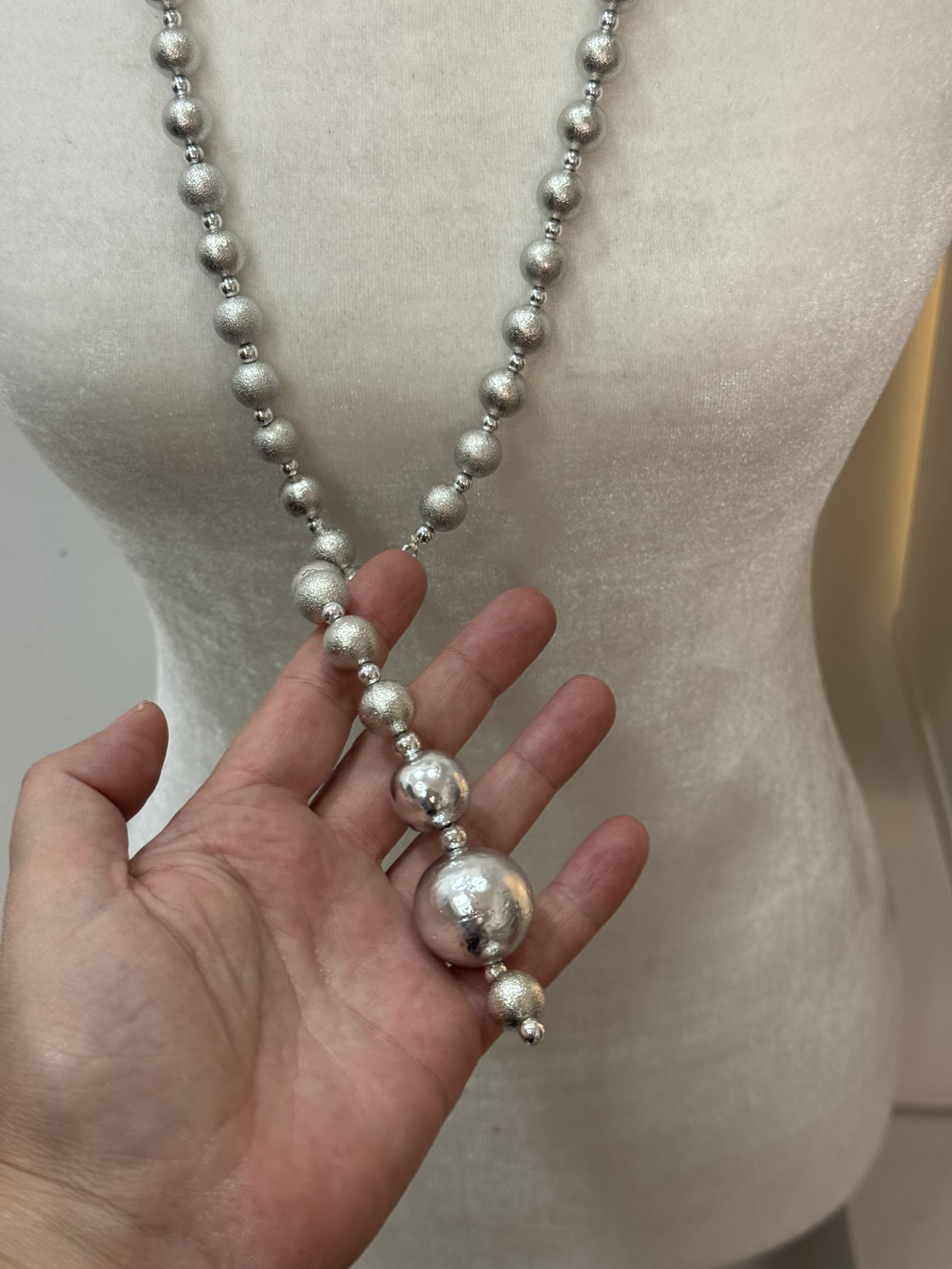 Collar bolas extralargo