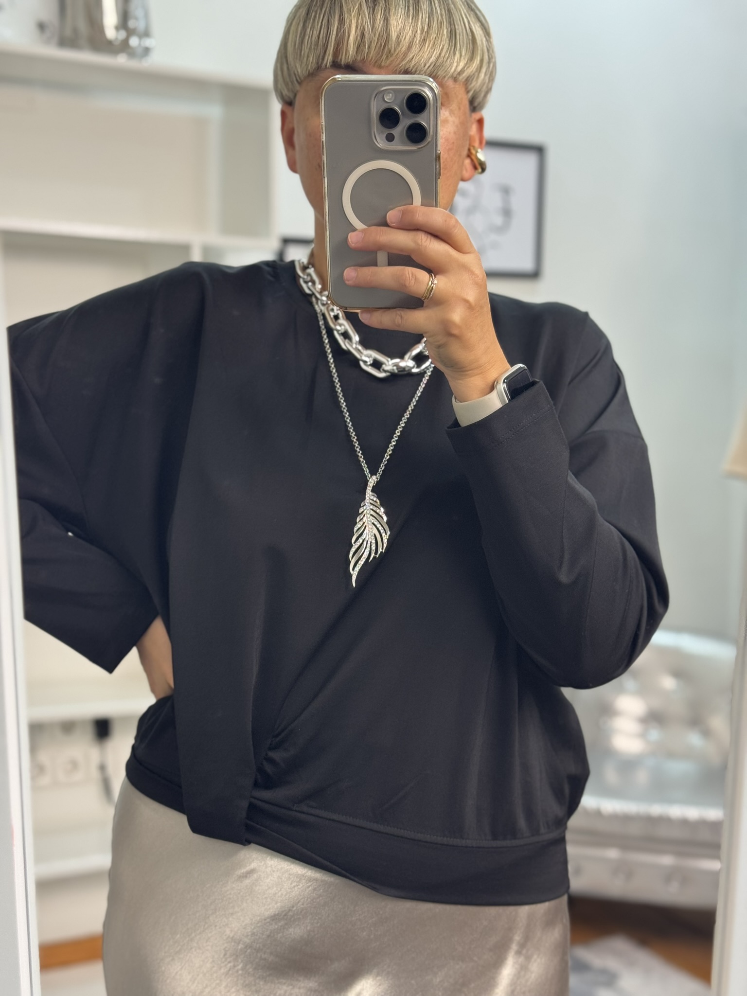 Sudadera pliegue premium