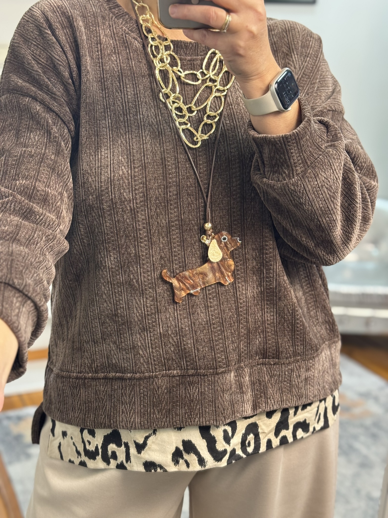 Sudadera terciopelo combinada 