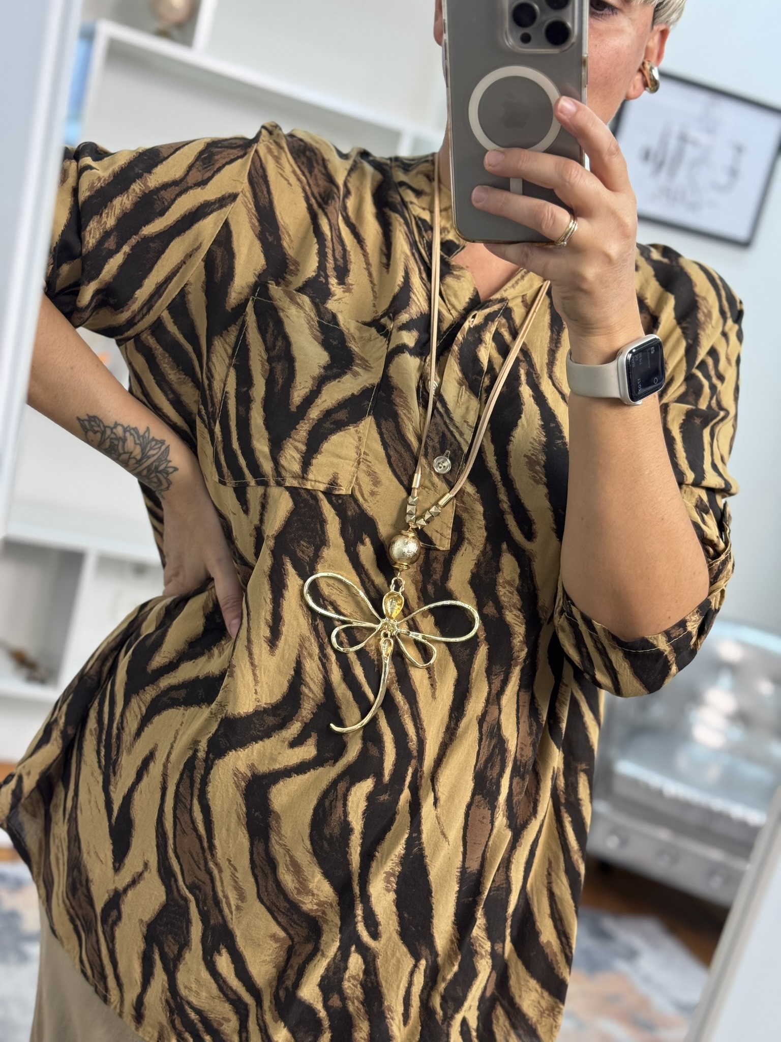 Camisa animal print 