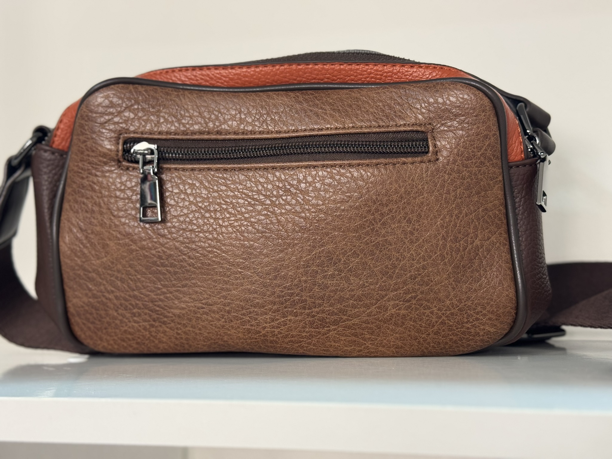 Bolso bandolera cebra animal print