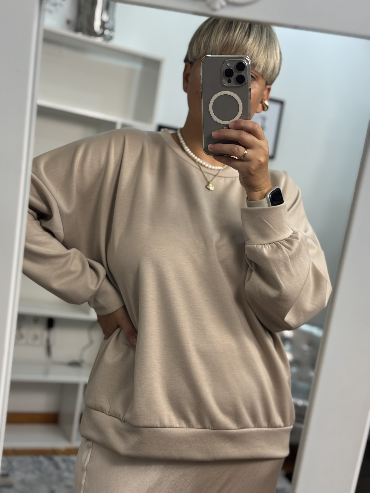 Sudadera amplia