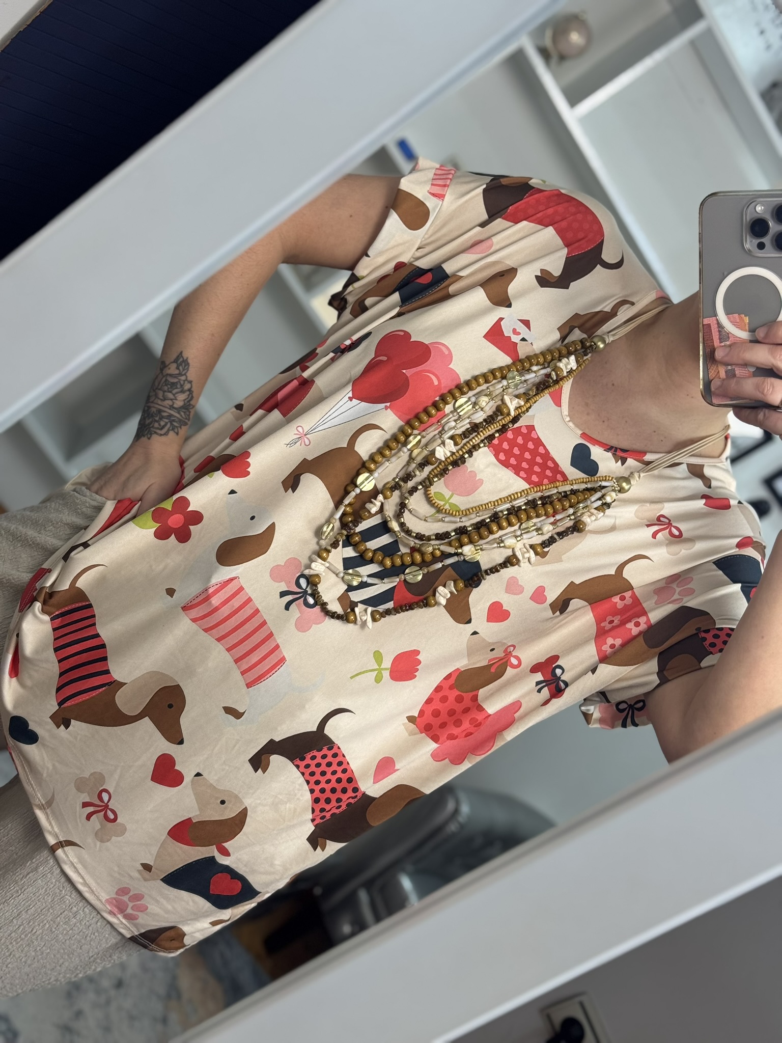 Camiseta fluida  perretes