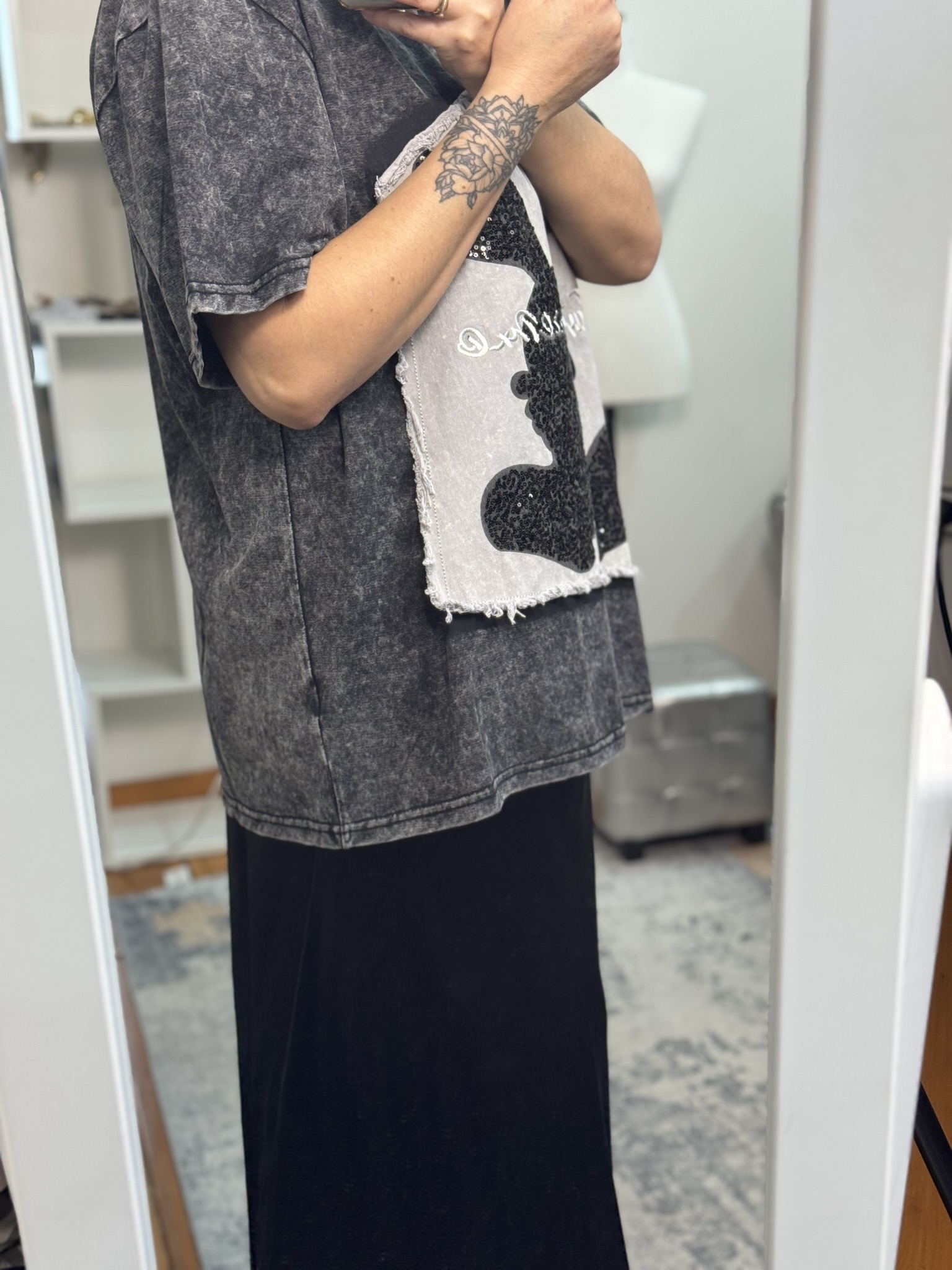 Camiseta Premium silueta conejo