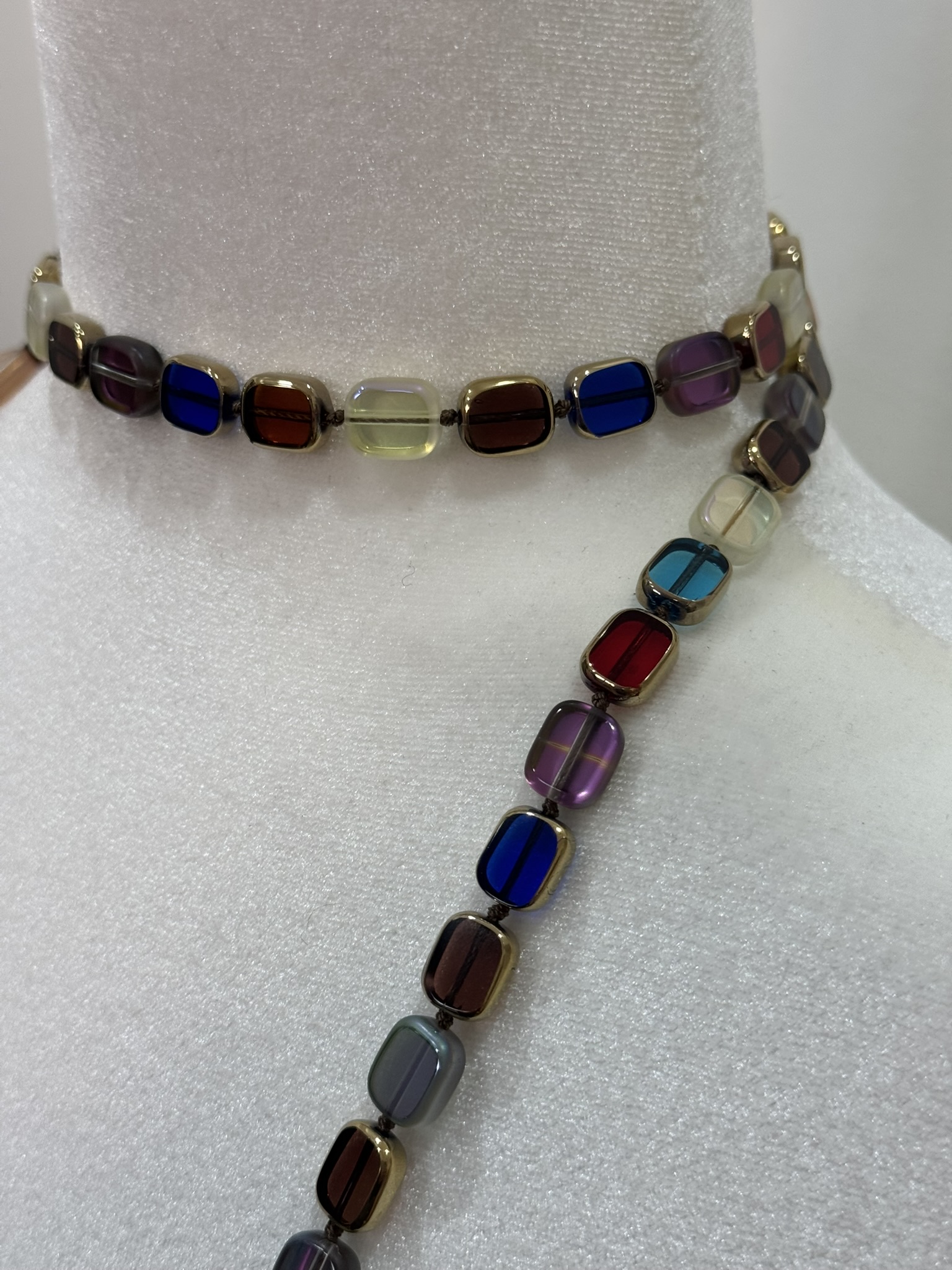 Collar largo colores