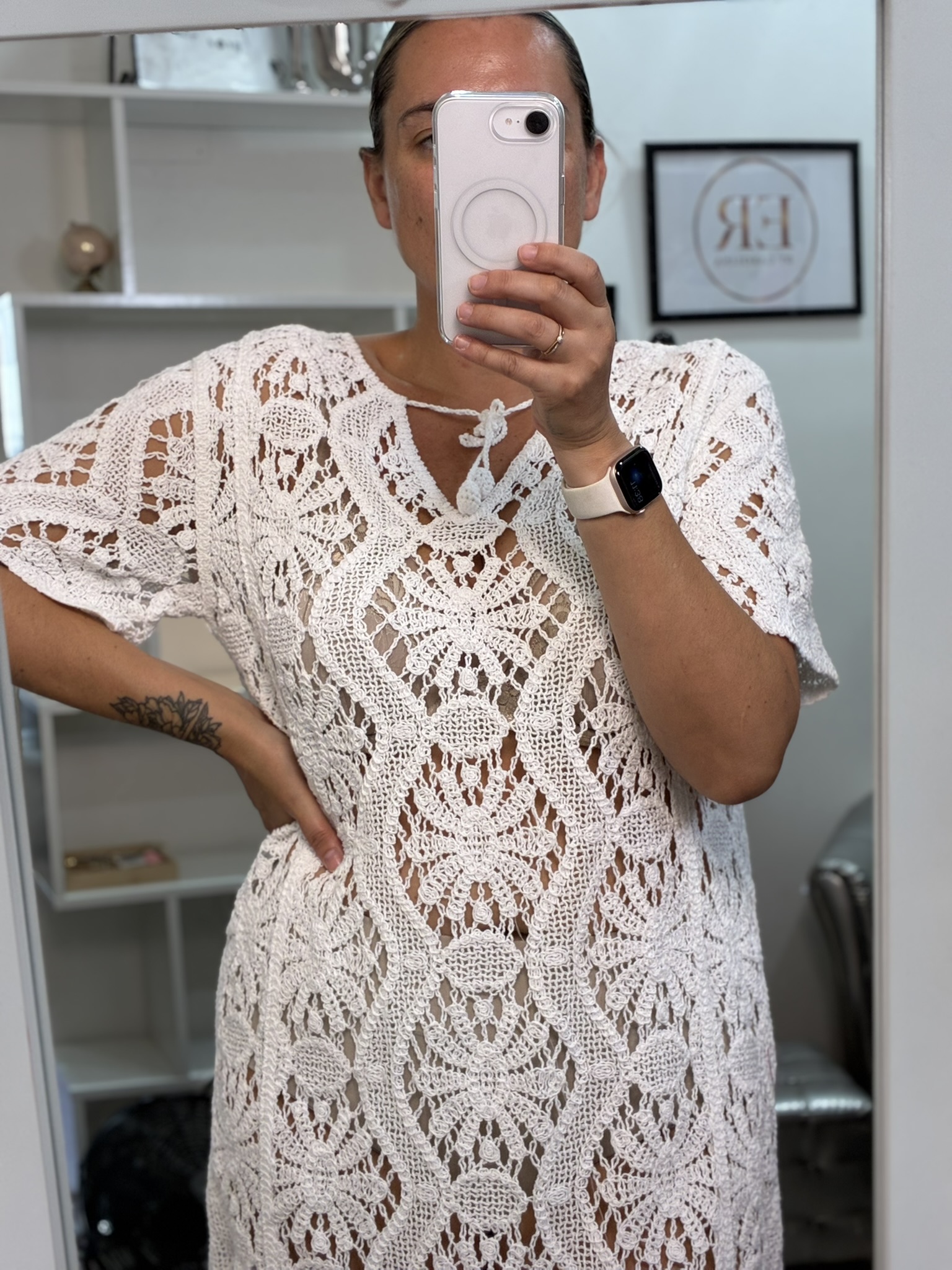Vestido crochet 