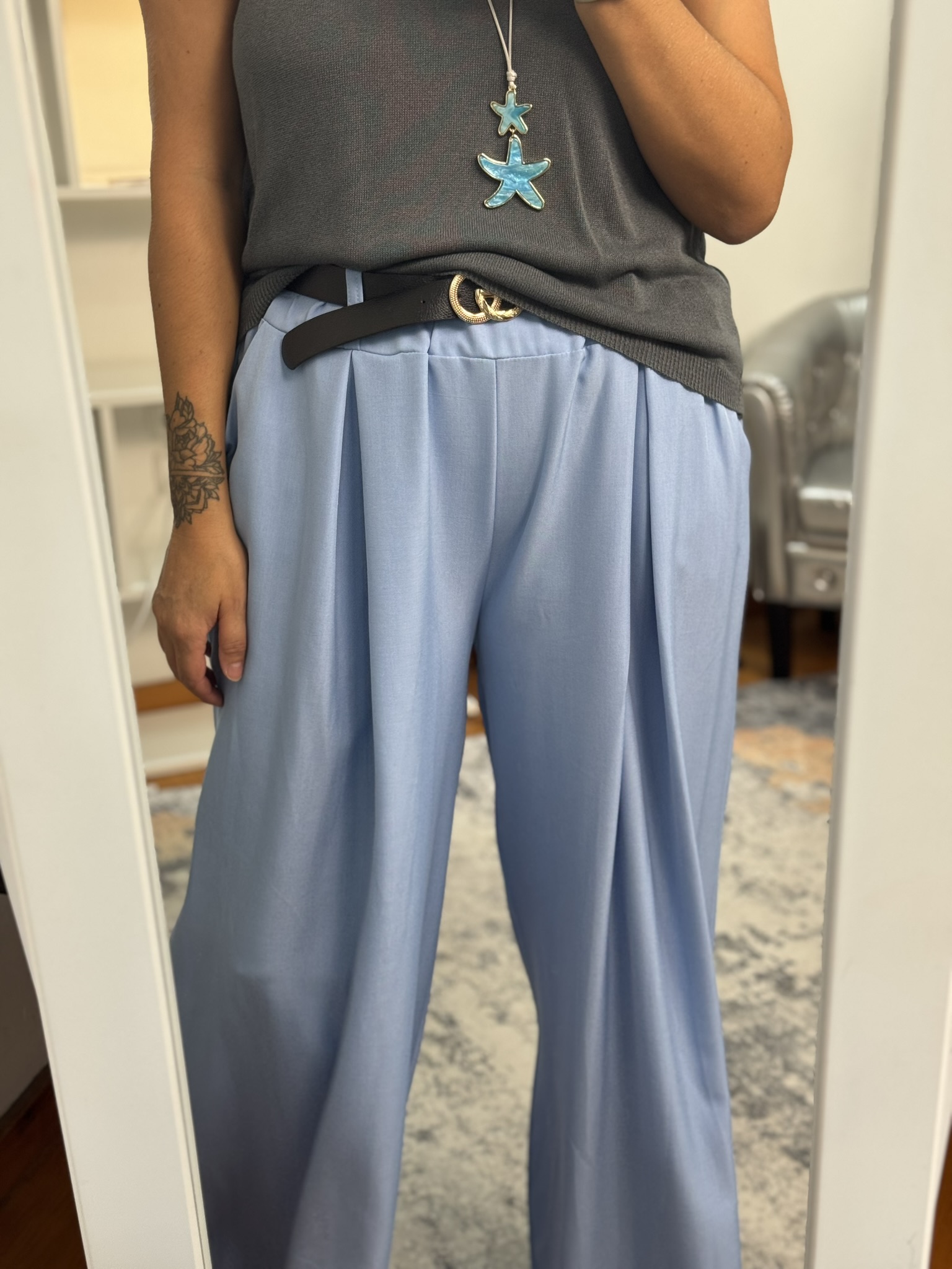 Pantalón pinzas Ancho