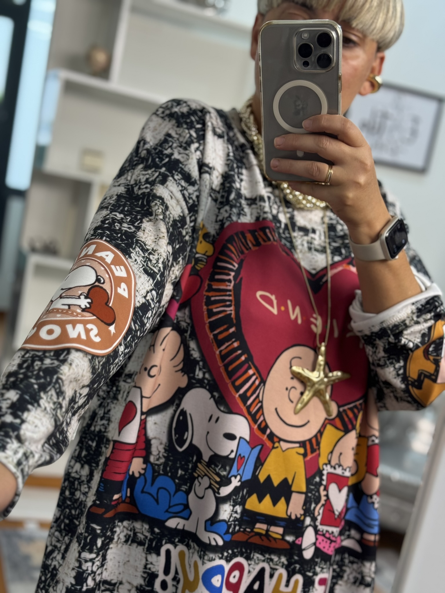 Vestido-sudadera friend Snoopy