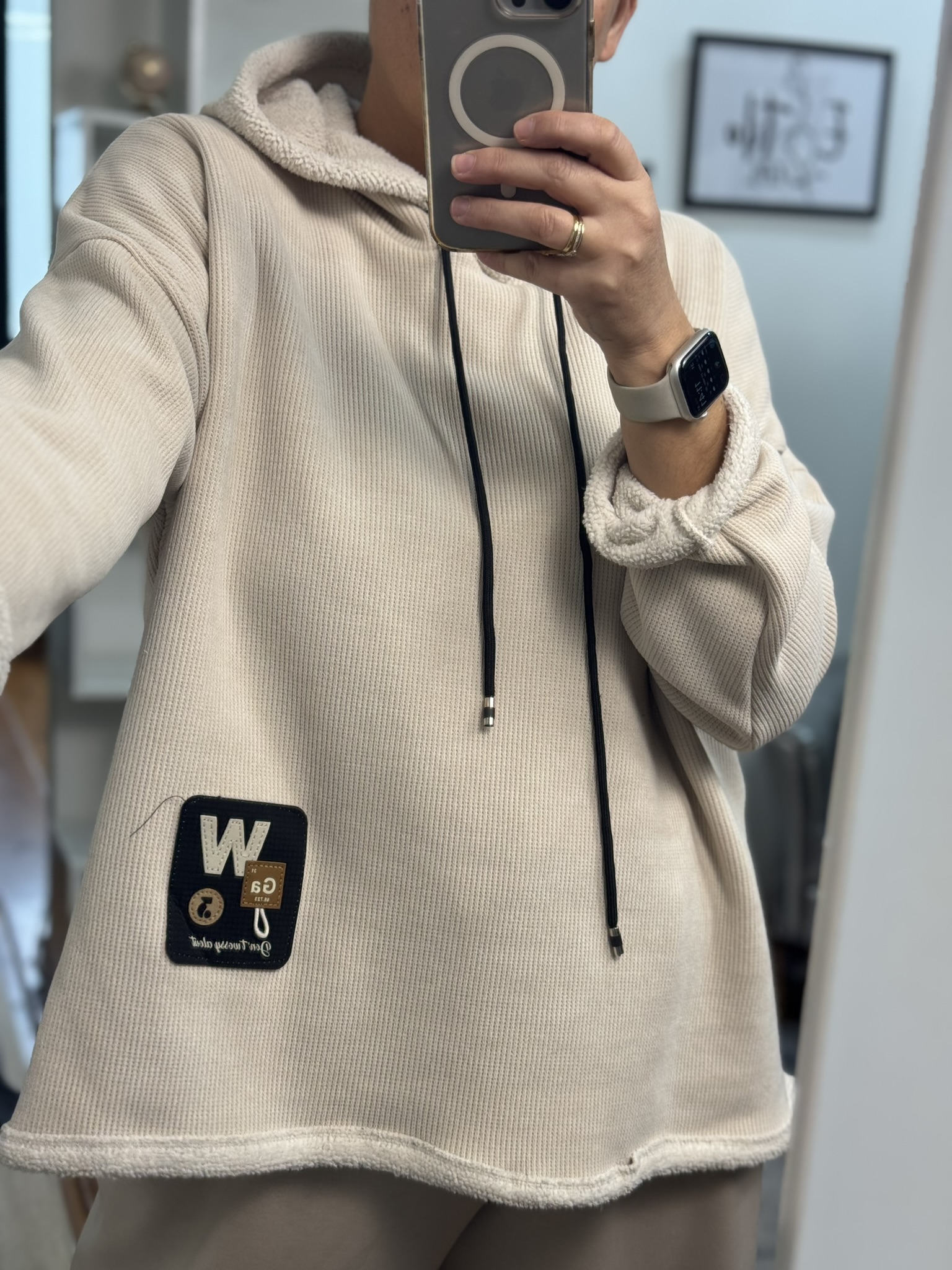 Sudadera micropana forrada 