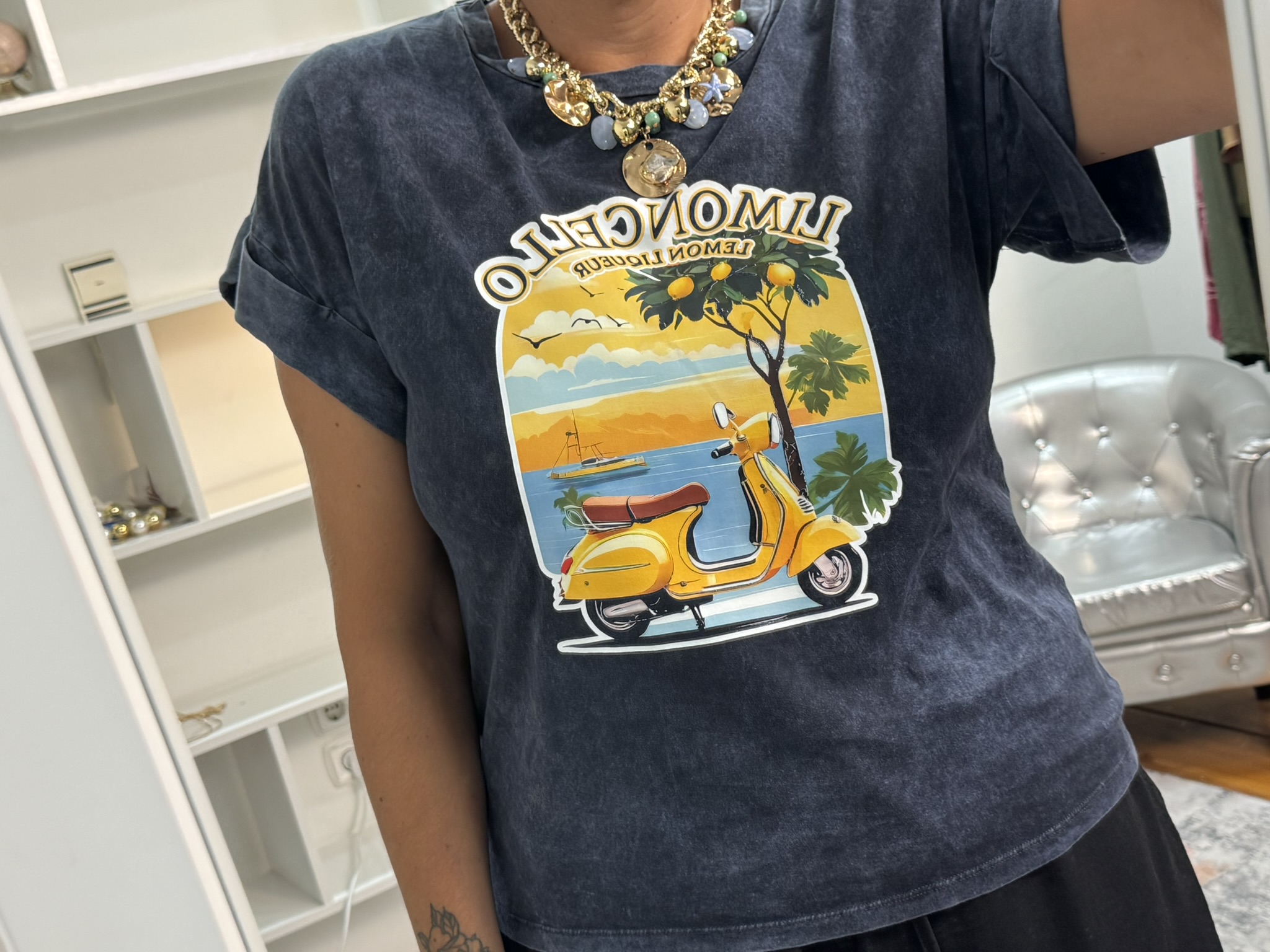 Camiseta algodón limoncello
