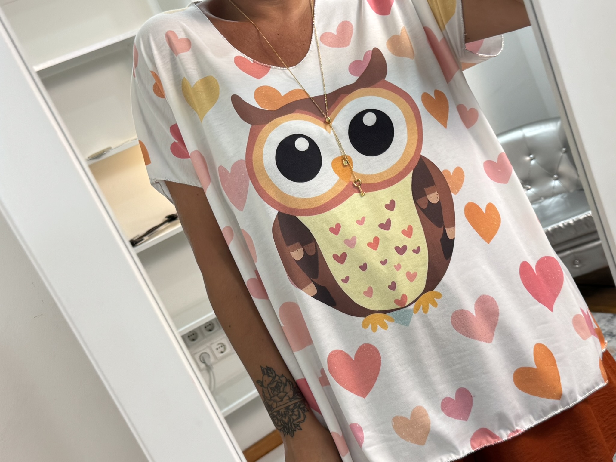 Camiseta buho