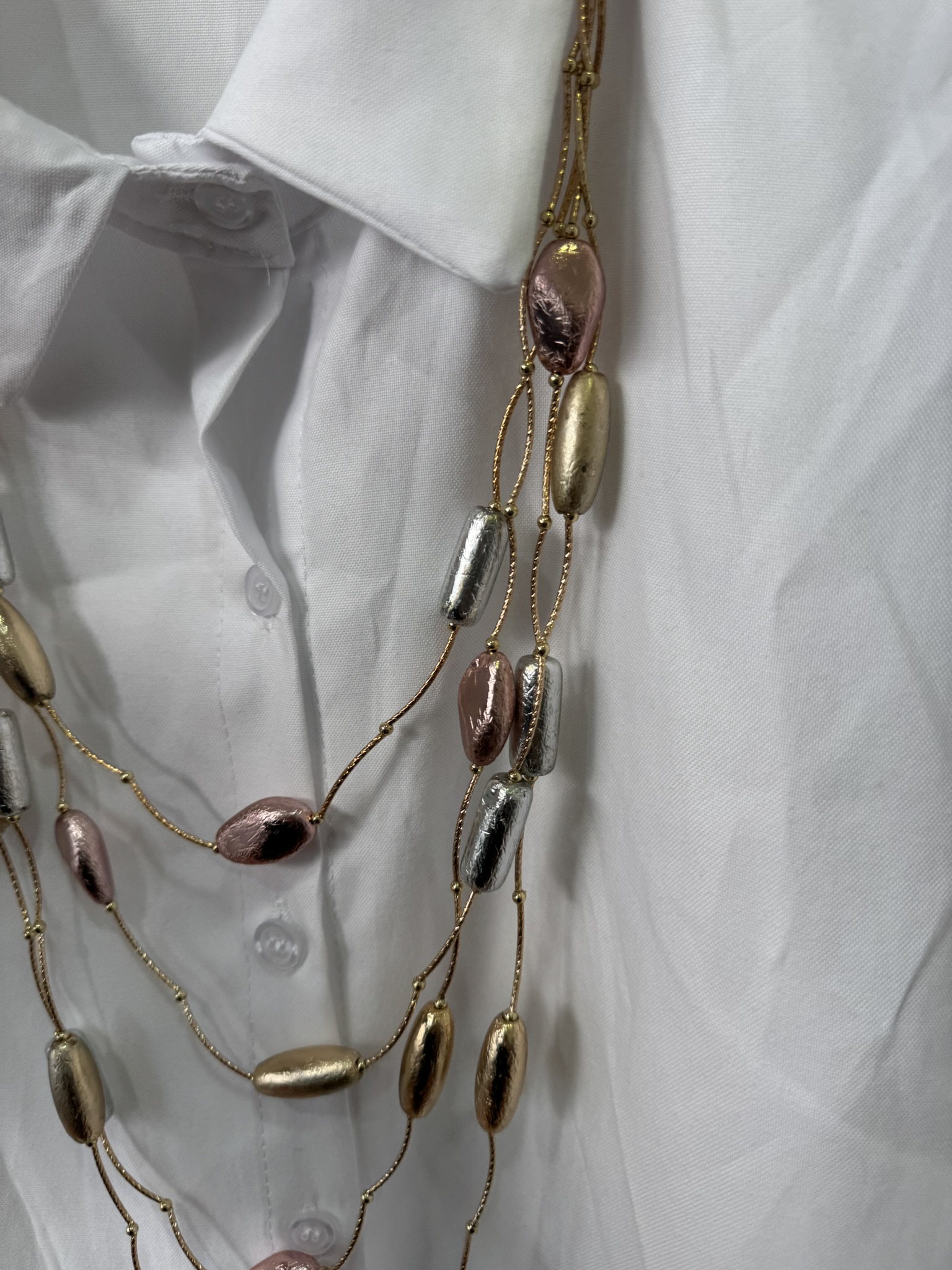 Collar vueltas detalles ovalados