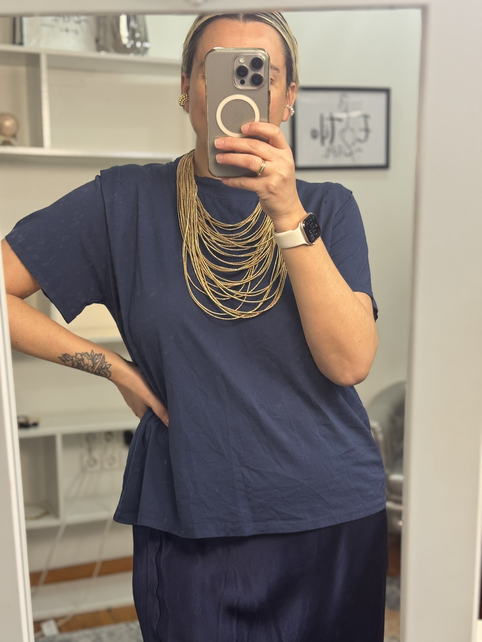 Camisatea pliegue hombros