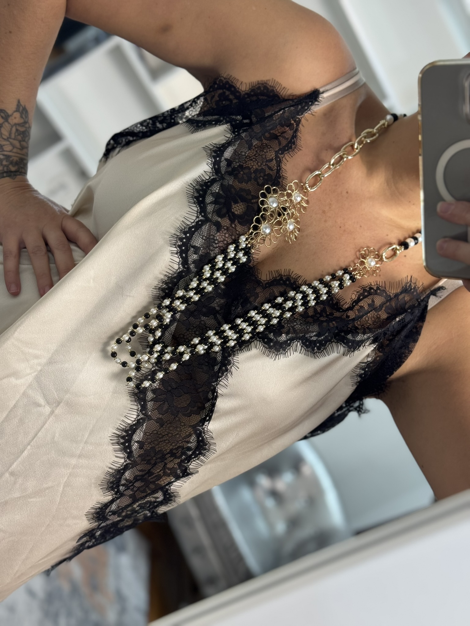 Vestido lencero asimétrico