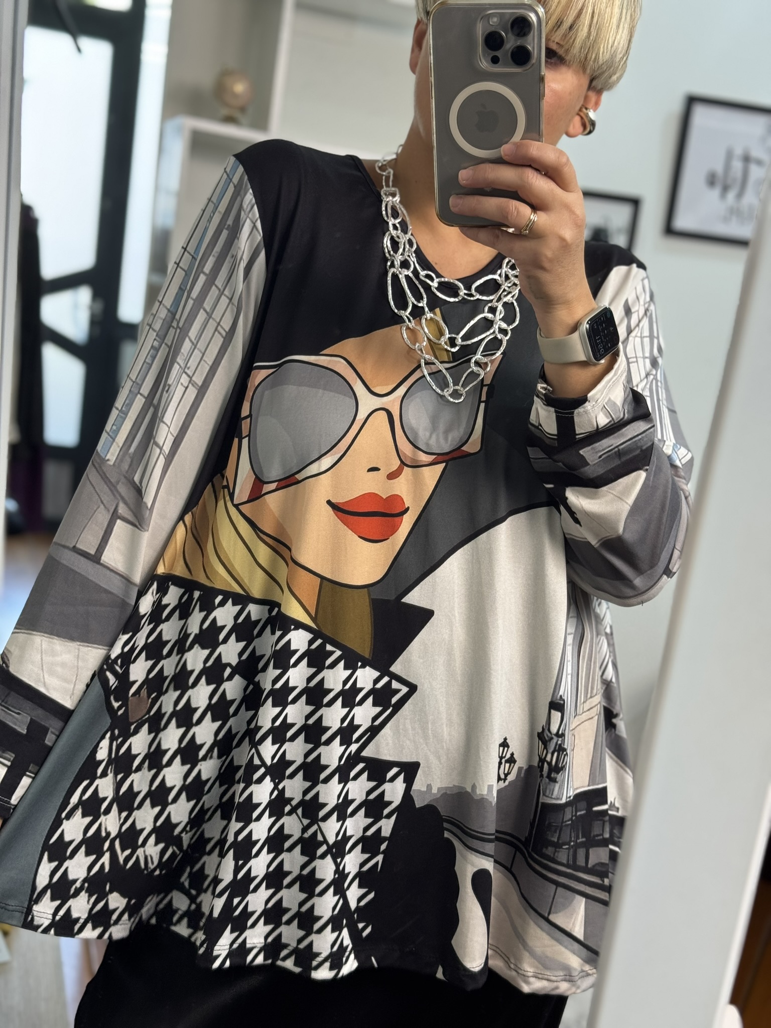 Camsieta estampada chica ciudad