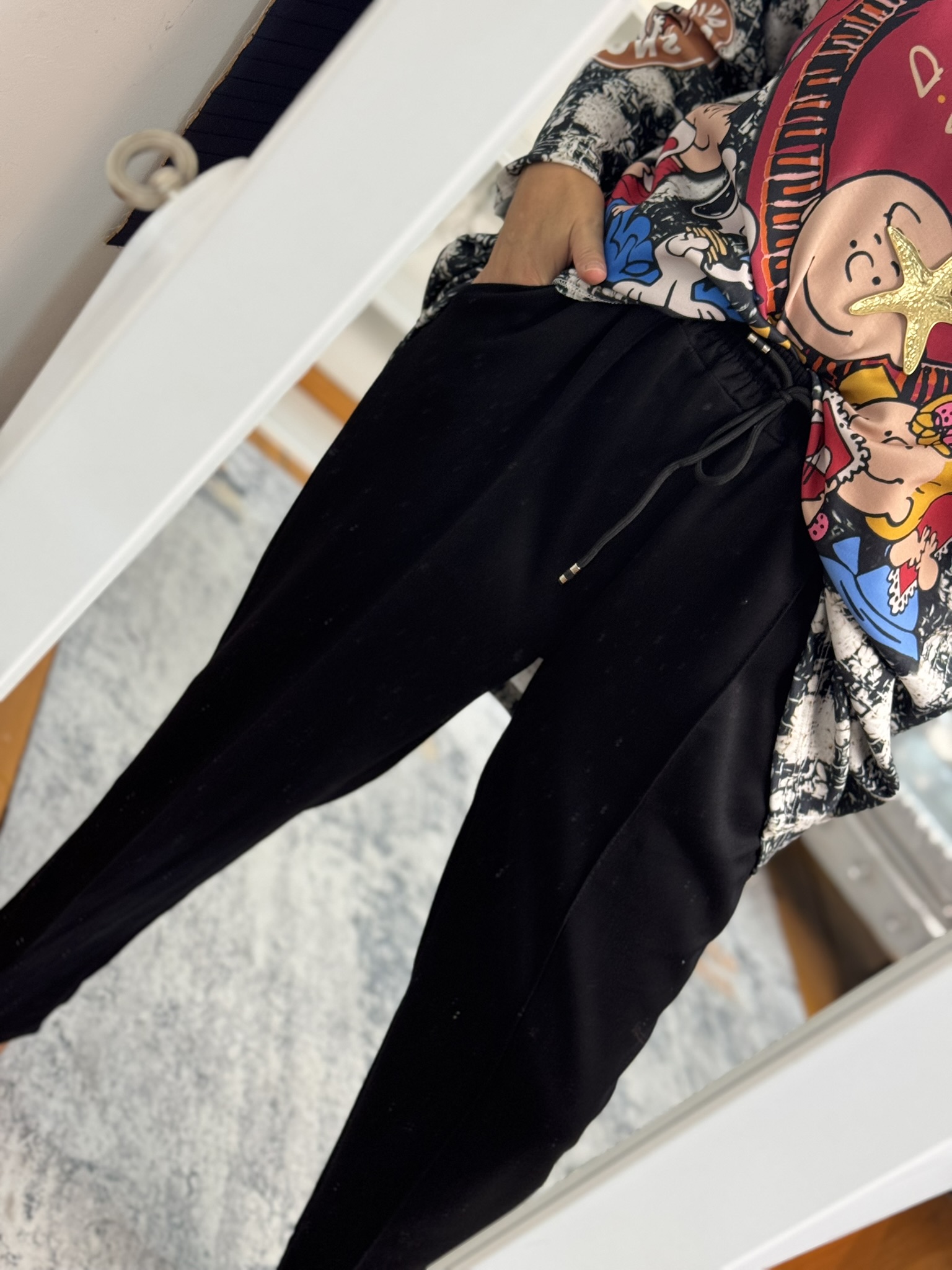 Pantalón jogger neopreno  suave slouchy