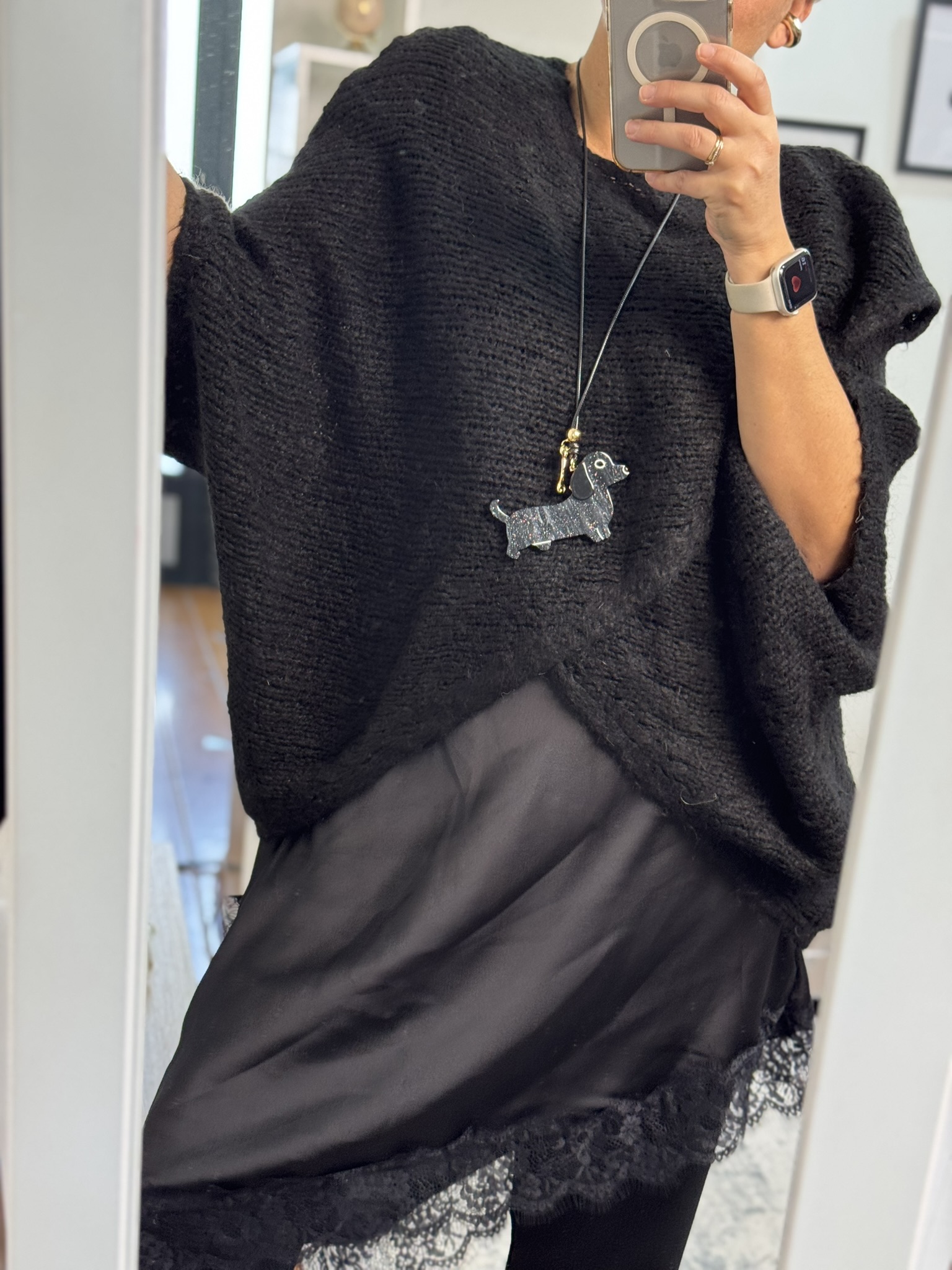 Jersey punto cruzado 