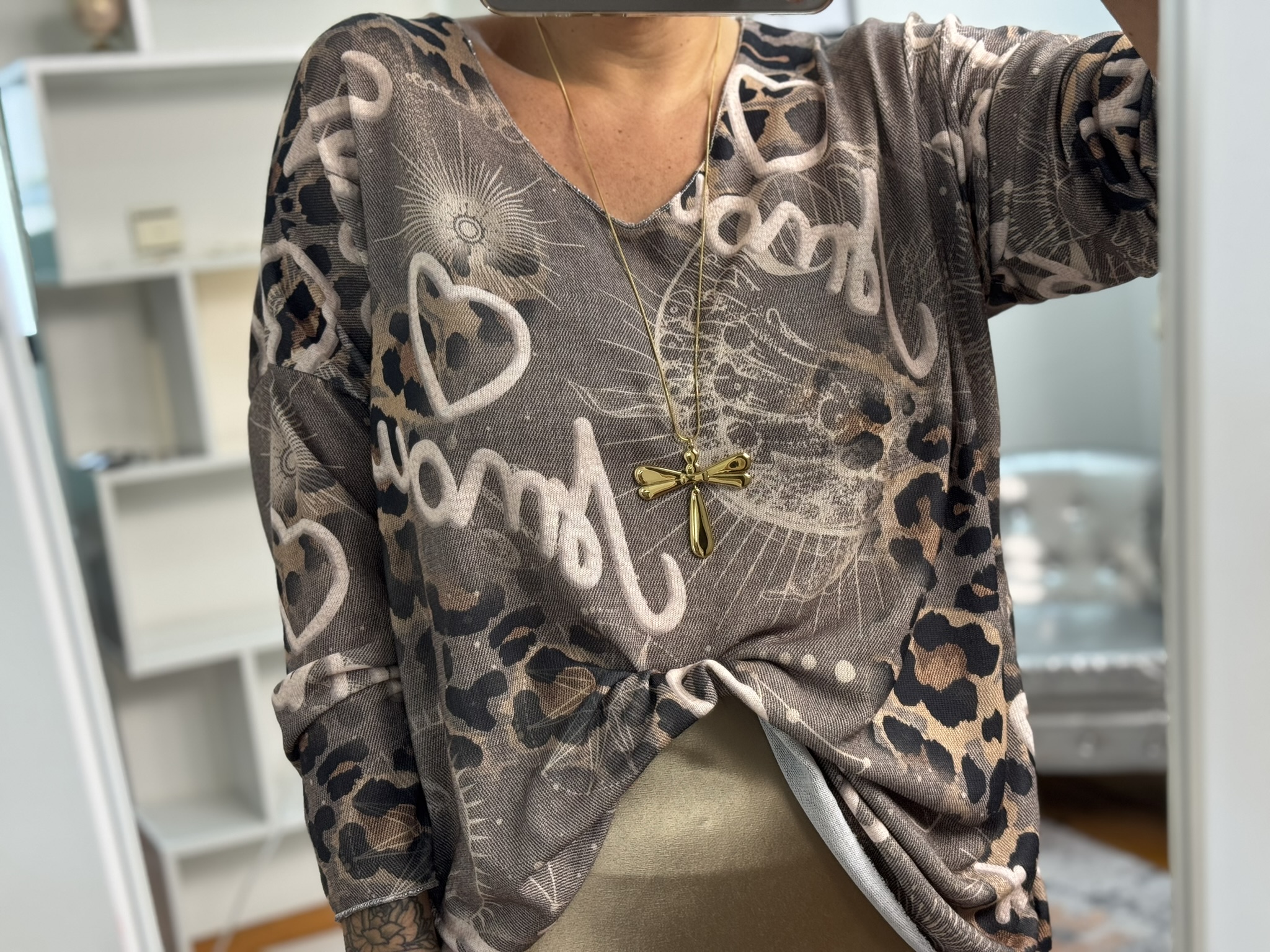 Camiseta estampada amor 