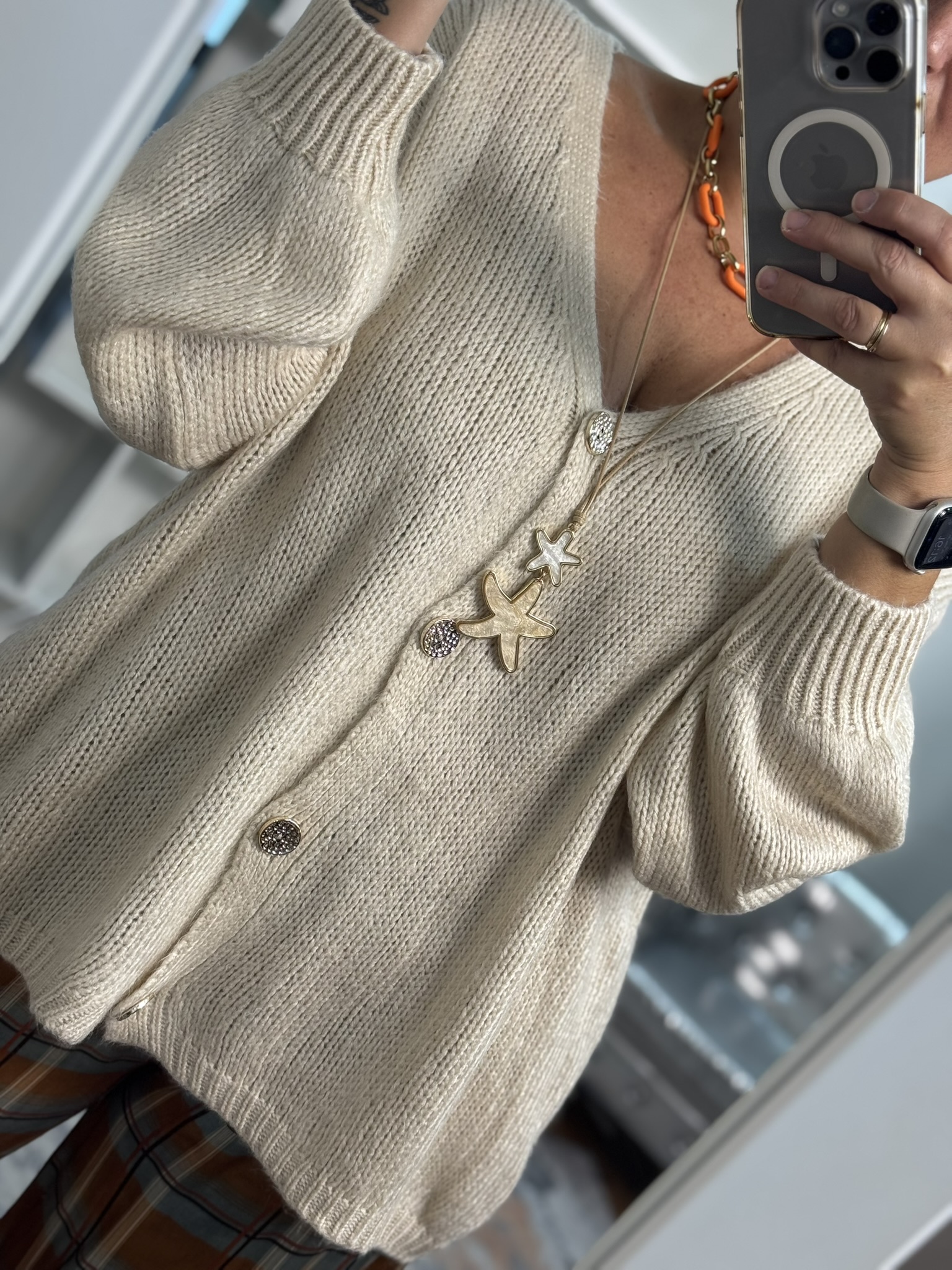 Chaqueta punto oversize