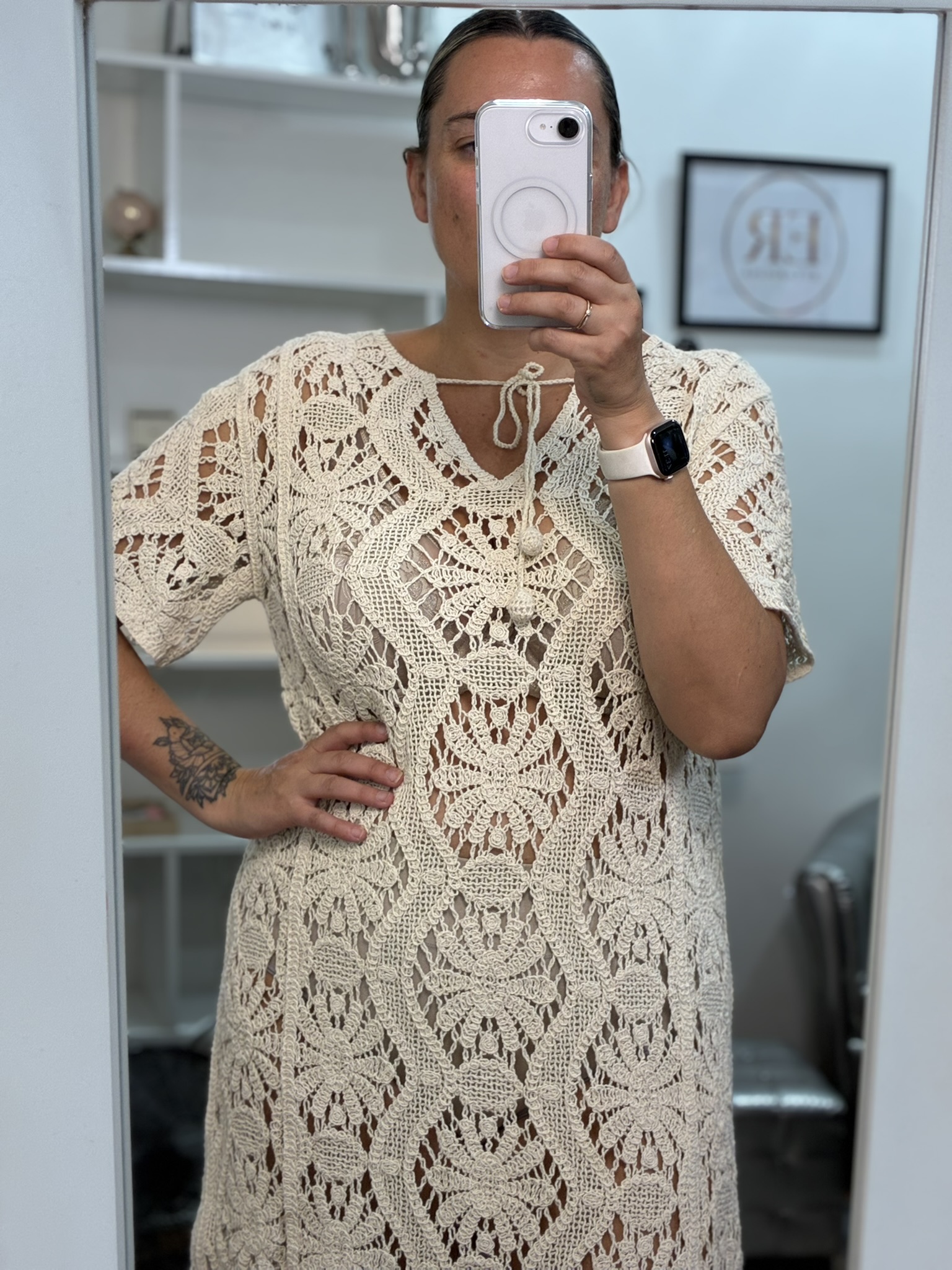 Vestido crochet 