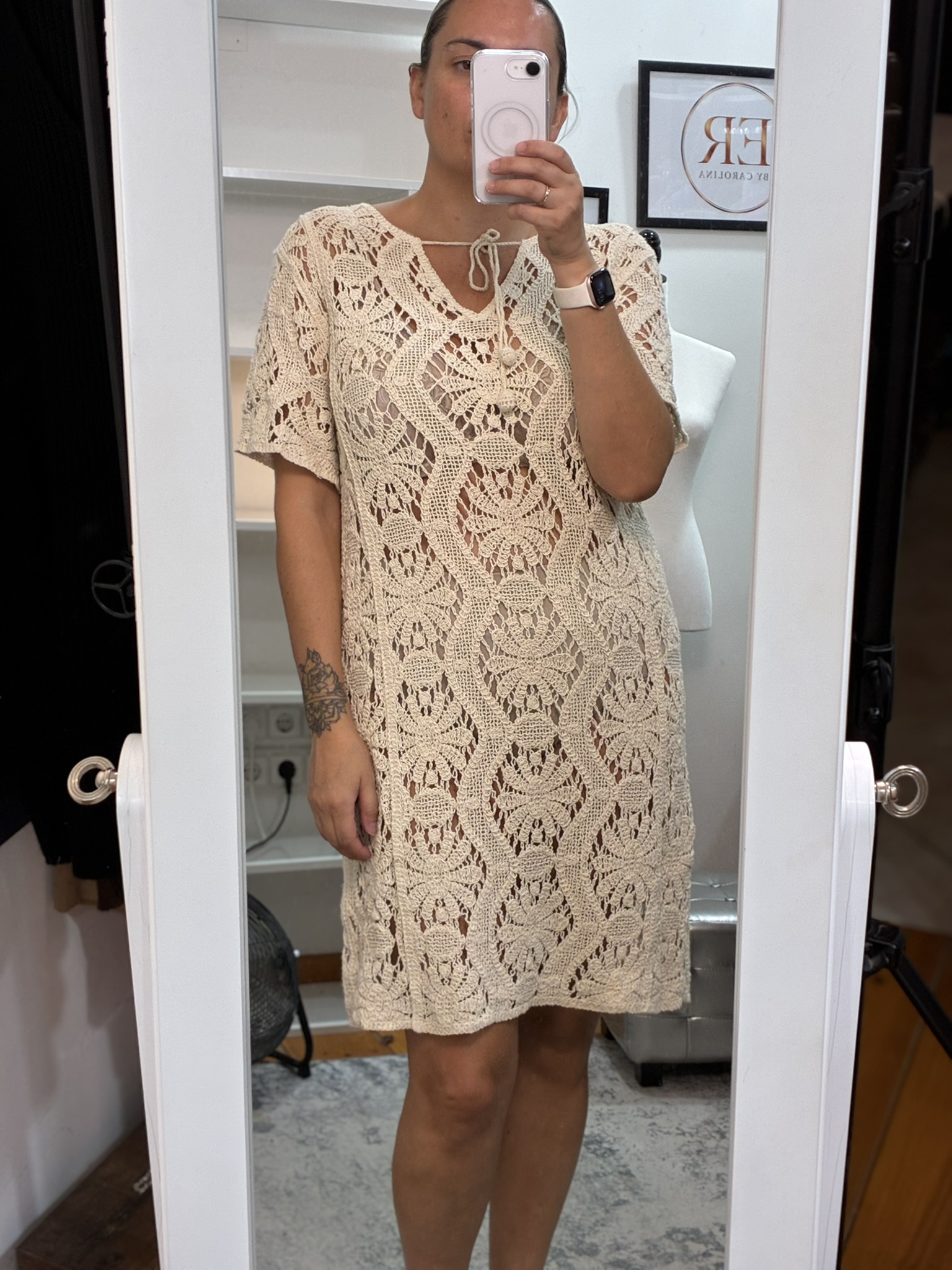 Vestido crochet 