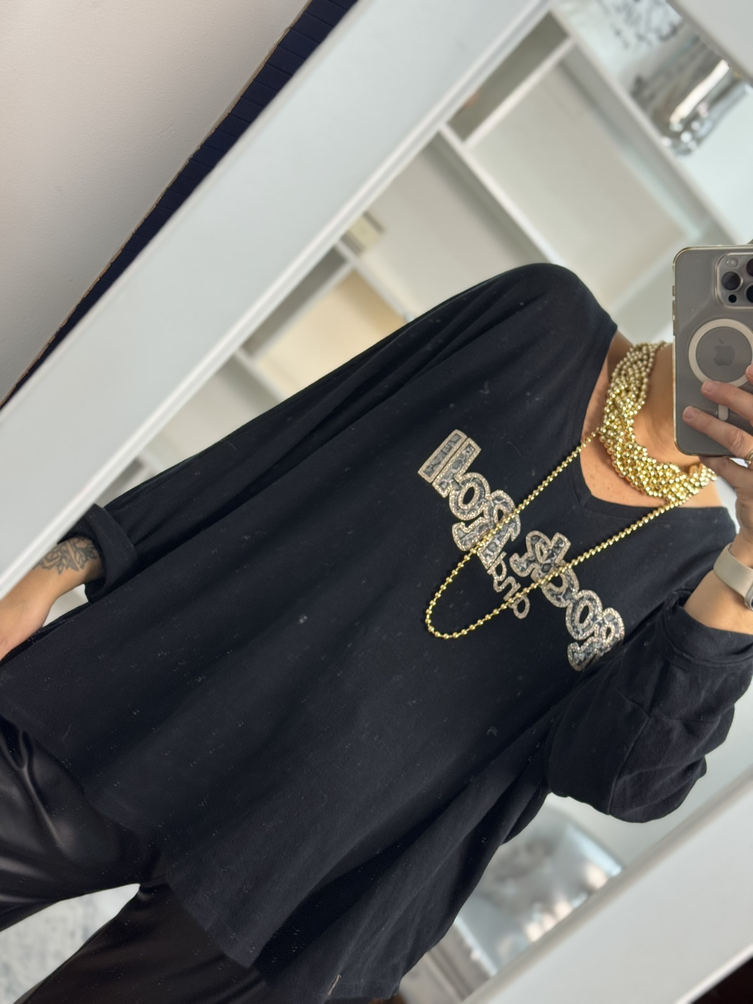 Camiseta oversize algodón Rock